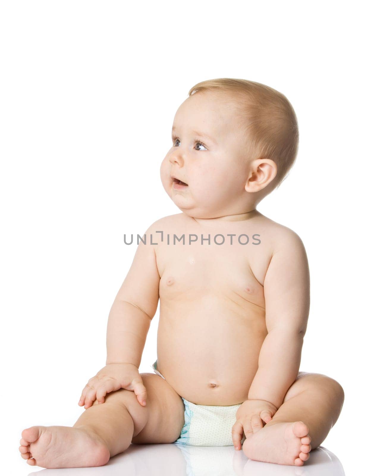 baby boy isolated