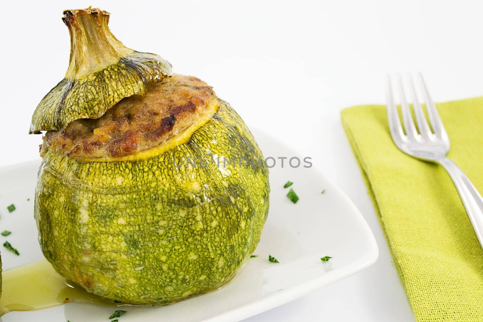vegetables and meat