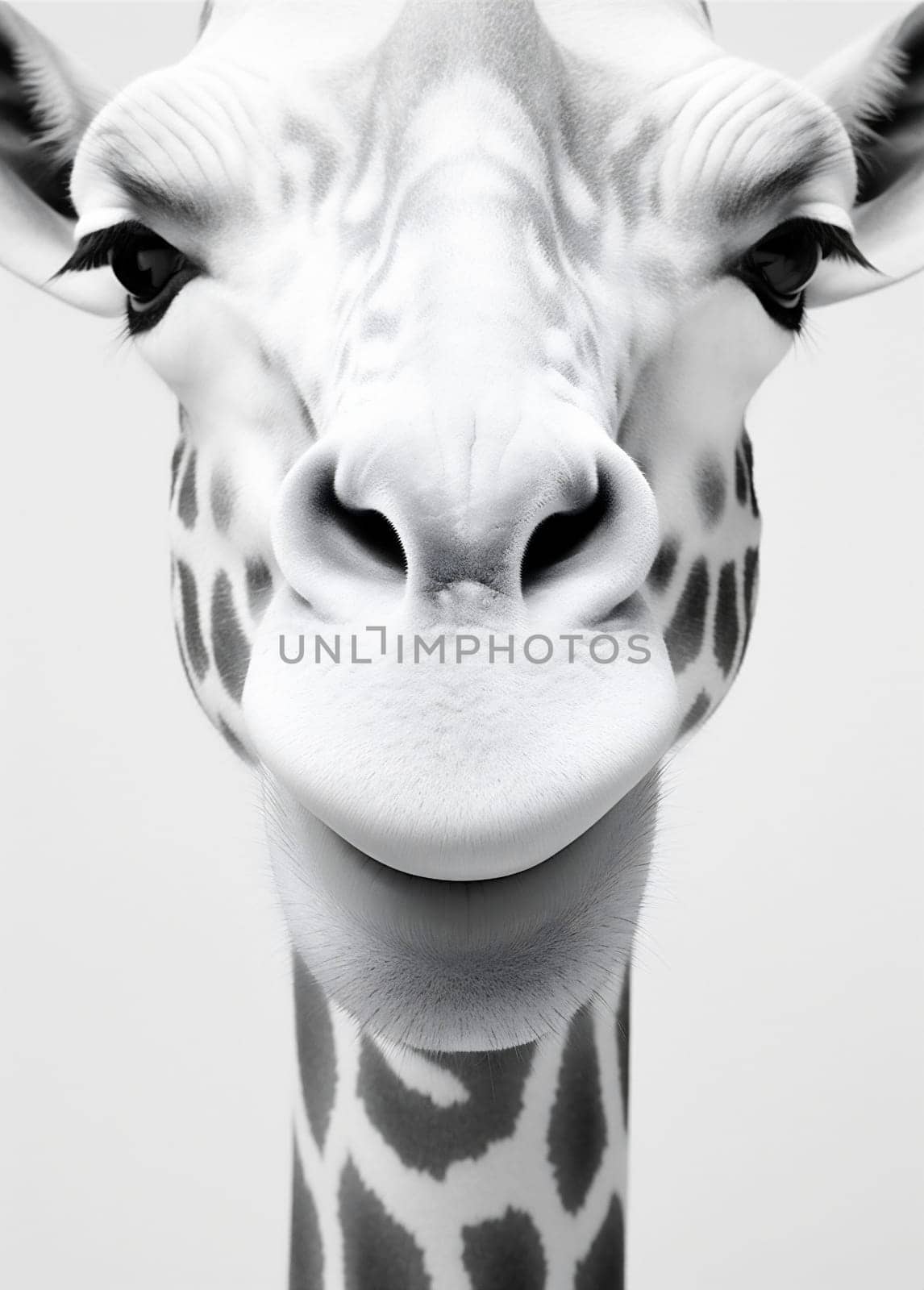 Nature neck animals giraffe mammal africa wildlife wild african safari head by Vichizh