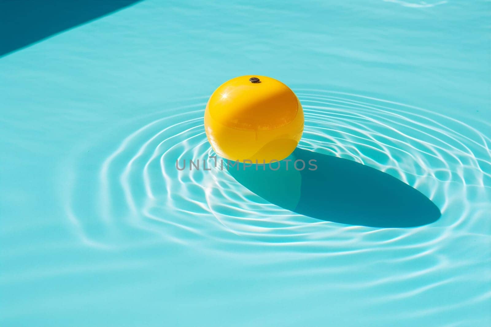 swim rescue swimming vacation holiday leisure resort ring travel children pool water yellow party safety sunlight preserver float inflatable circle. Generative AI.