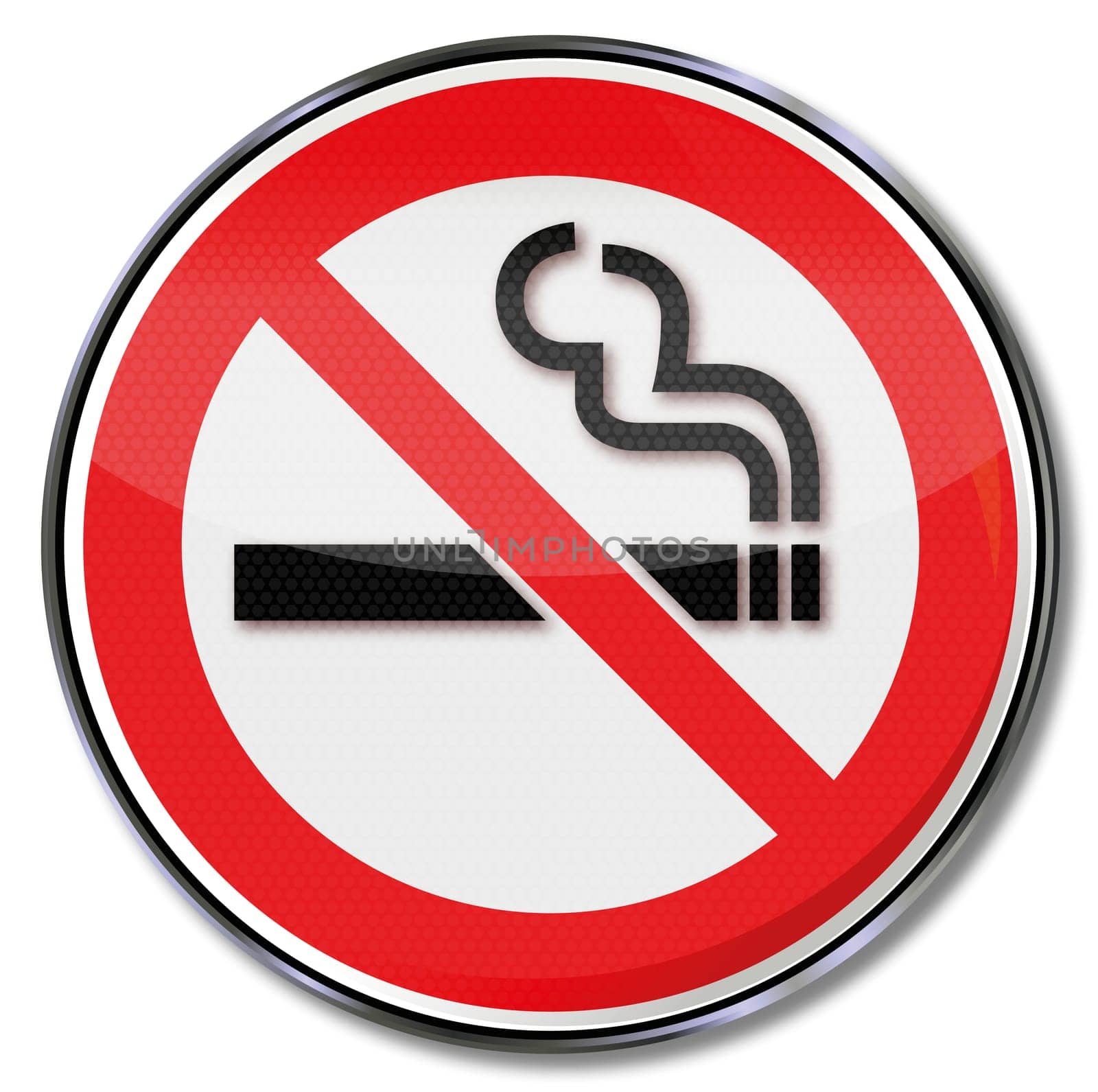 Prohibition sign smoking ban