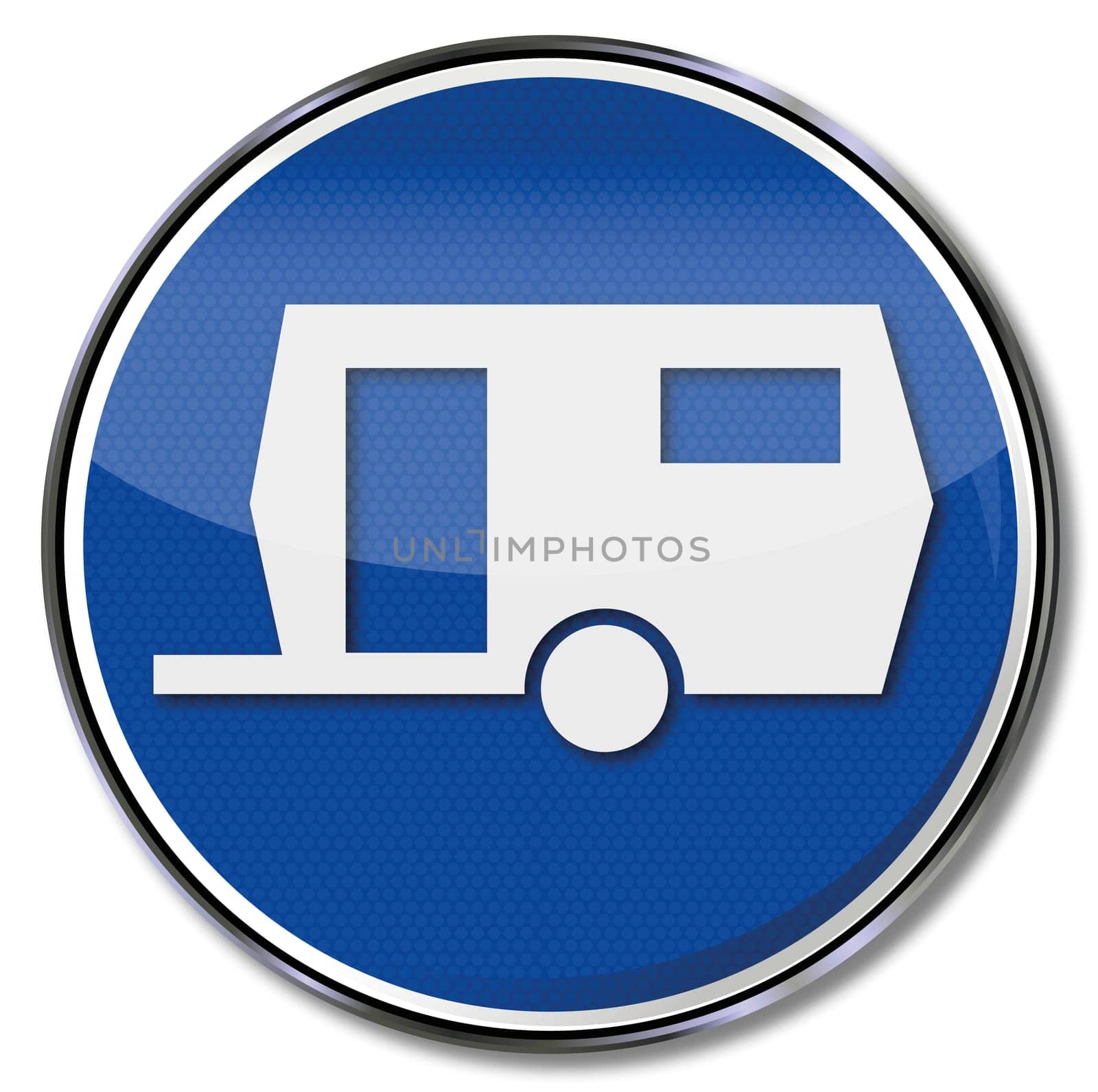 Sign Caravan Trailer