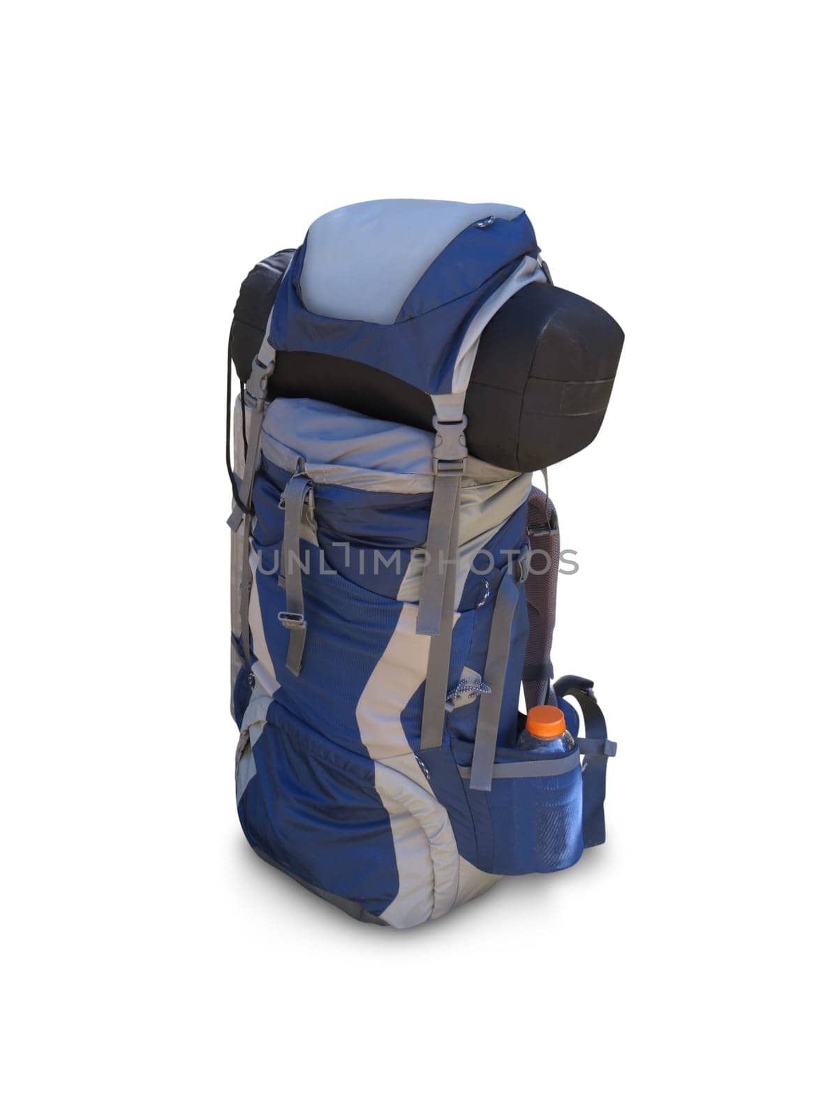 Hiking backpack isolated on white