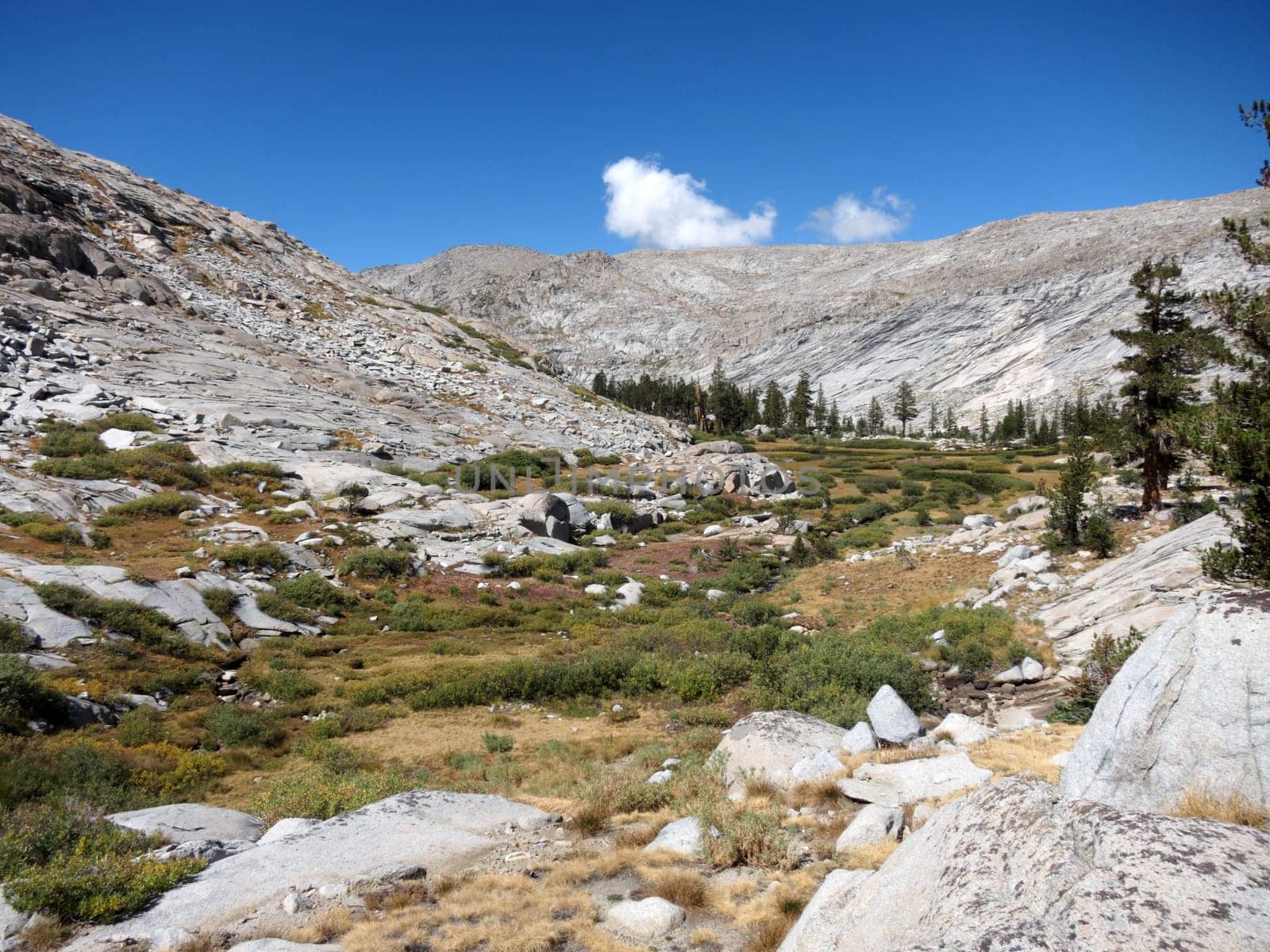 Beautiful view of Sierra mountains, California