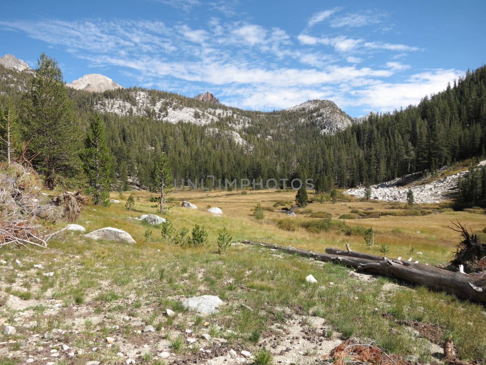 Beautiful view of Sierra mountains, California