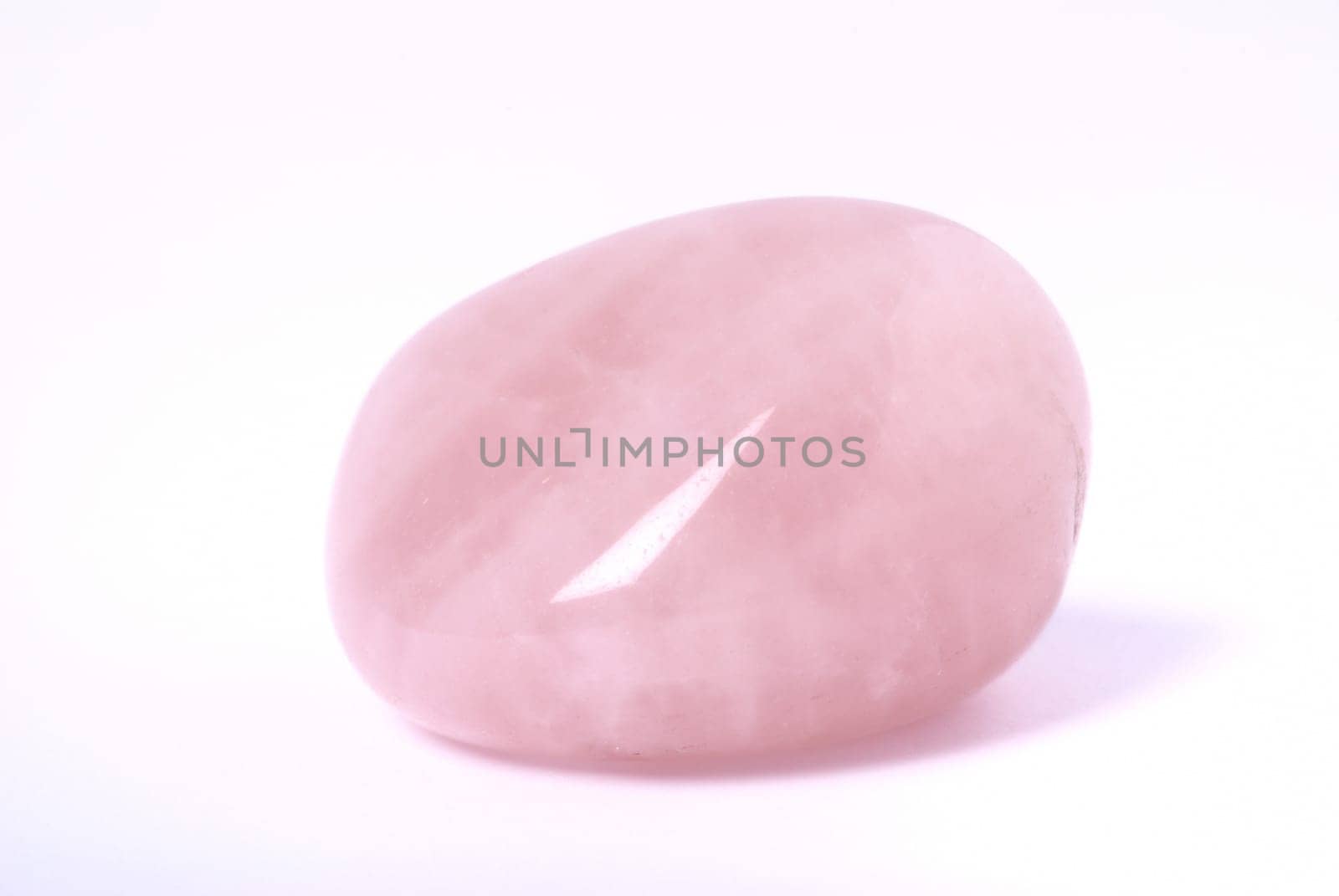 Rose quartz - semiprecious gem used for jewels and also in esoteric and alternative medicine