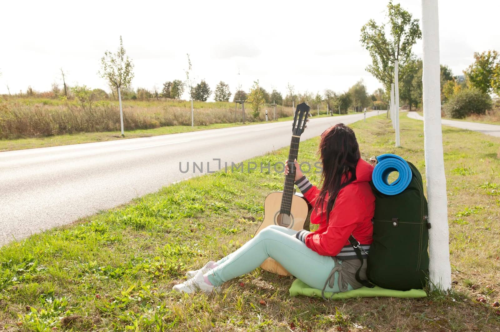 Roadside hitchhiker