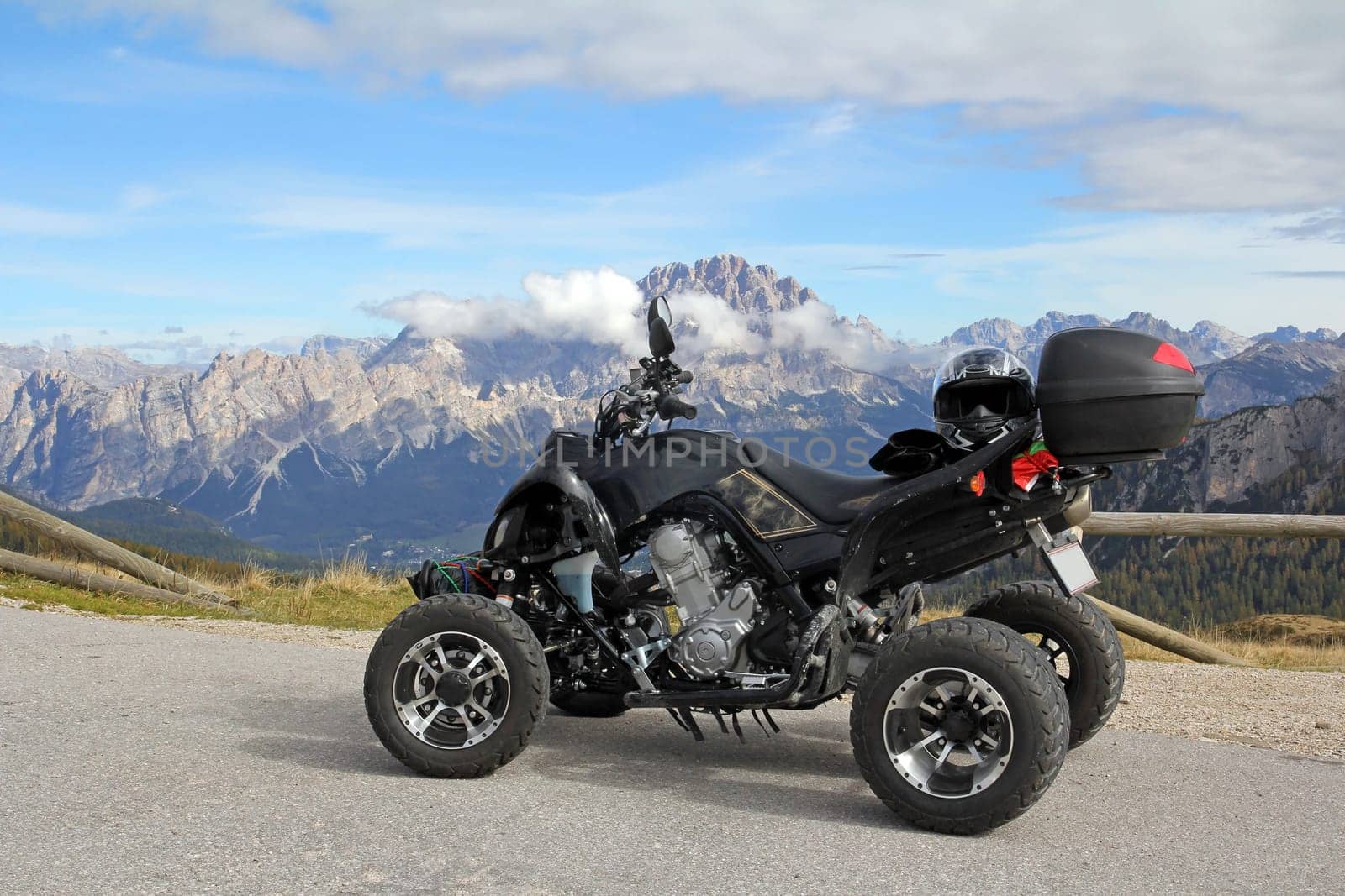 Quad biking in the Dolomites
