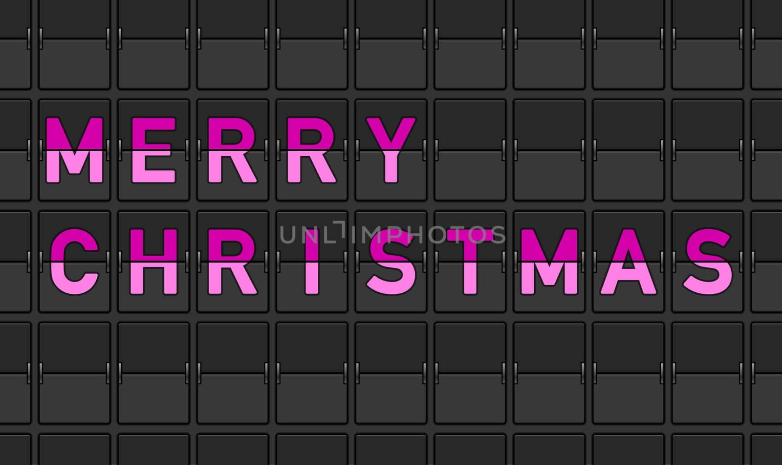Unique xmas design celebrating christmas as flip board