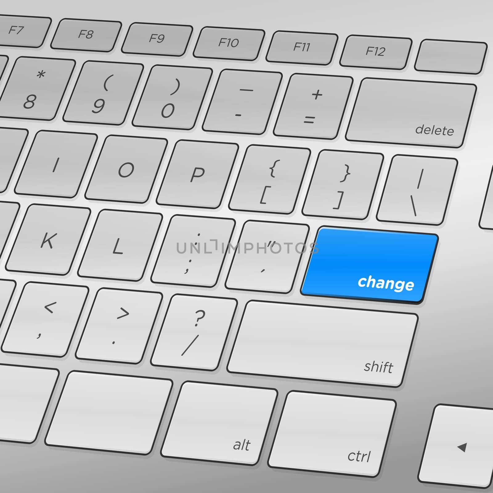 Challenging change ahead requiring one keyboard press