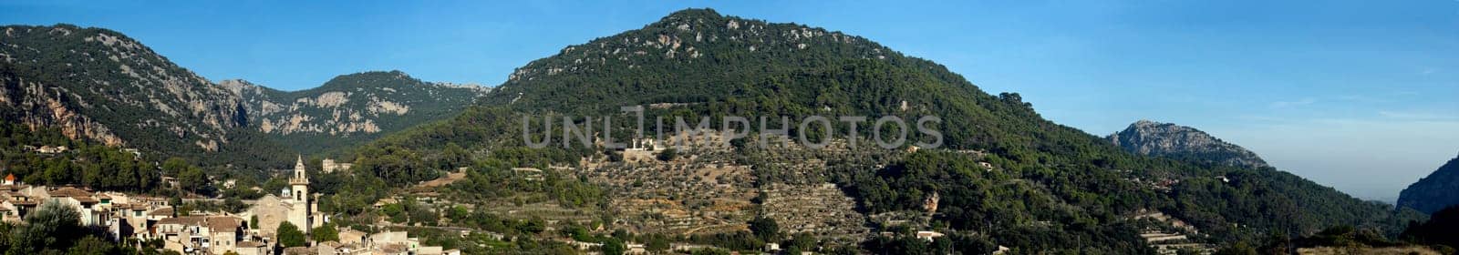 Valldemossa in the Serra de Tramuntana,Mallorca