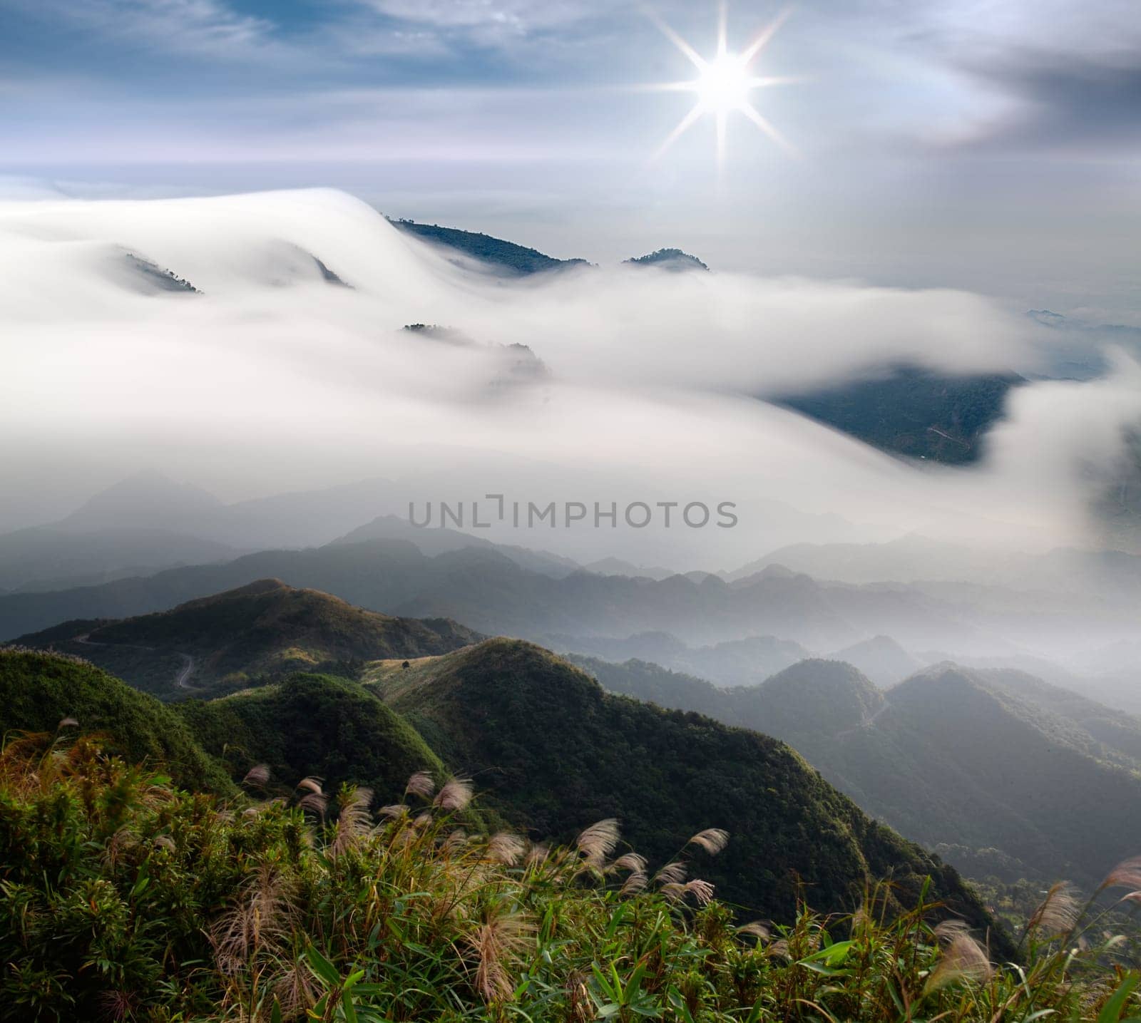 Fifth Mountain Sunrise, the new Taipei, Taiwan for adv or others purpose use