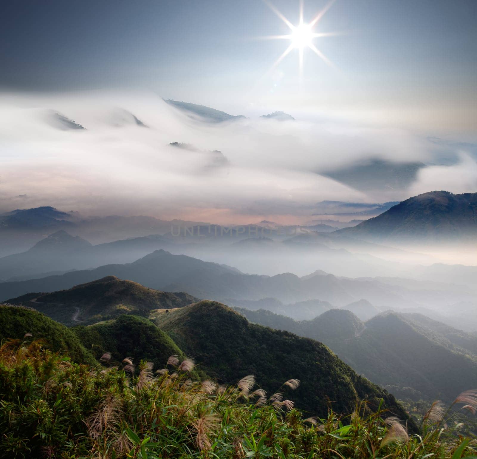 Fifth Mountain Sunrise, the new Taipei, Taiwan for adv or others purpose use