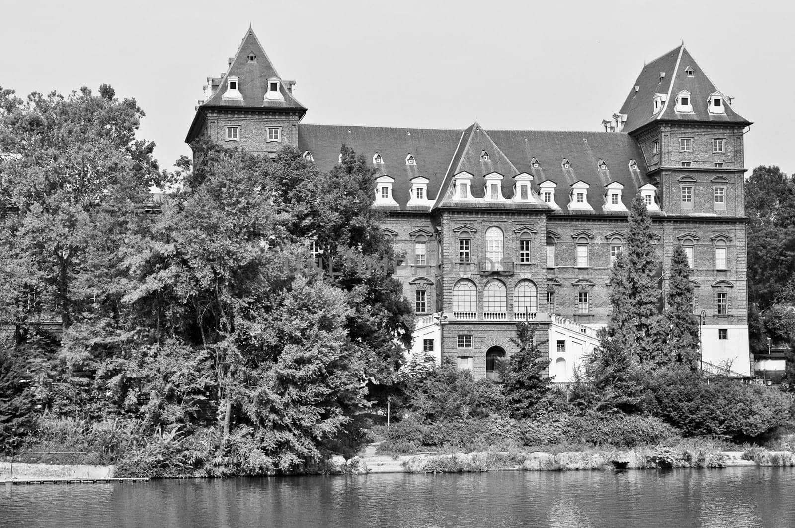 Castello del Valentino castle in Turin Italy