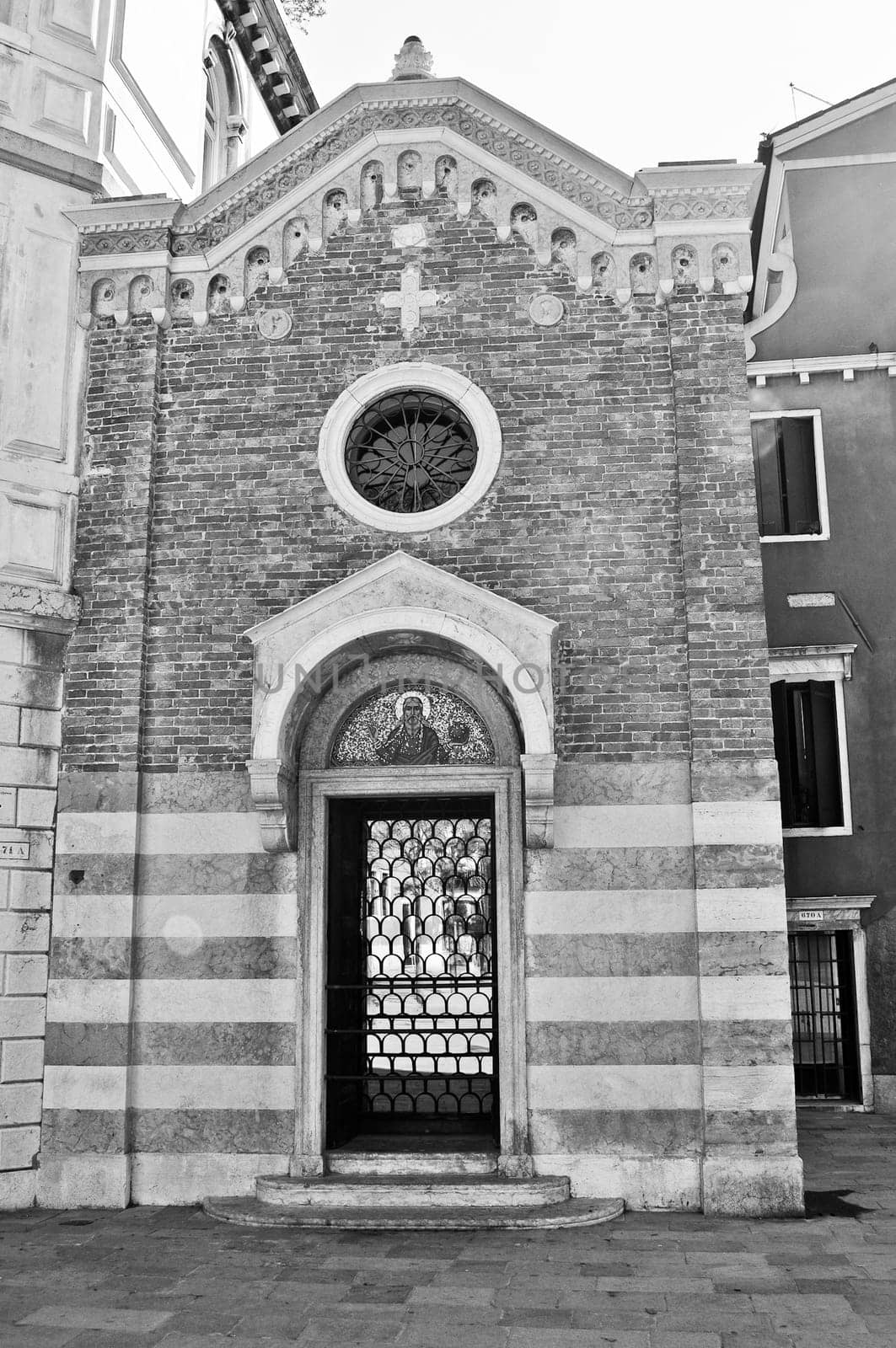 View of the town of Venice (Venezia) in Italy