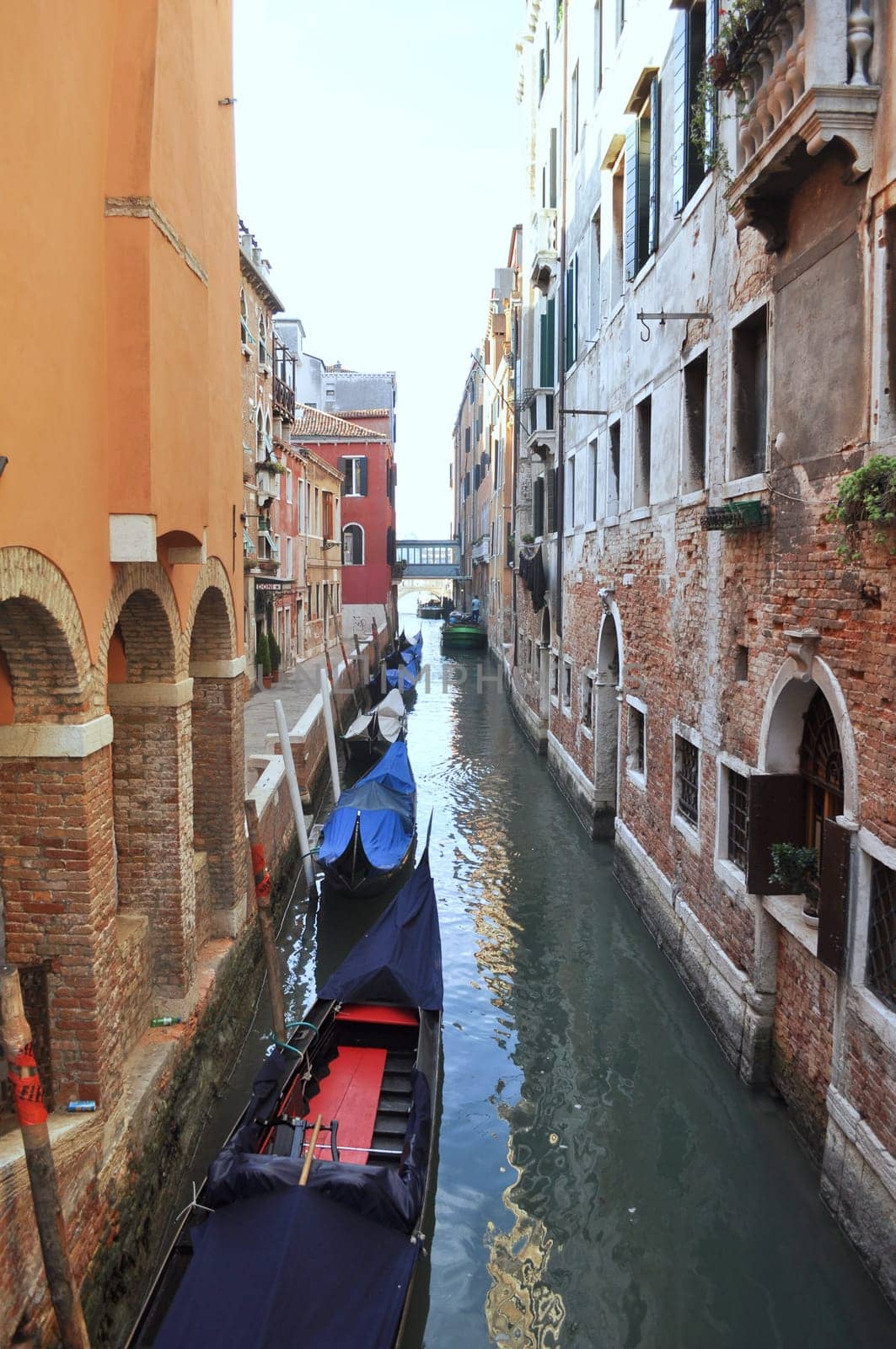 View of the city of Venice (Venezia) in Italy