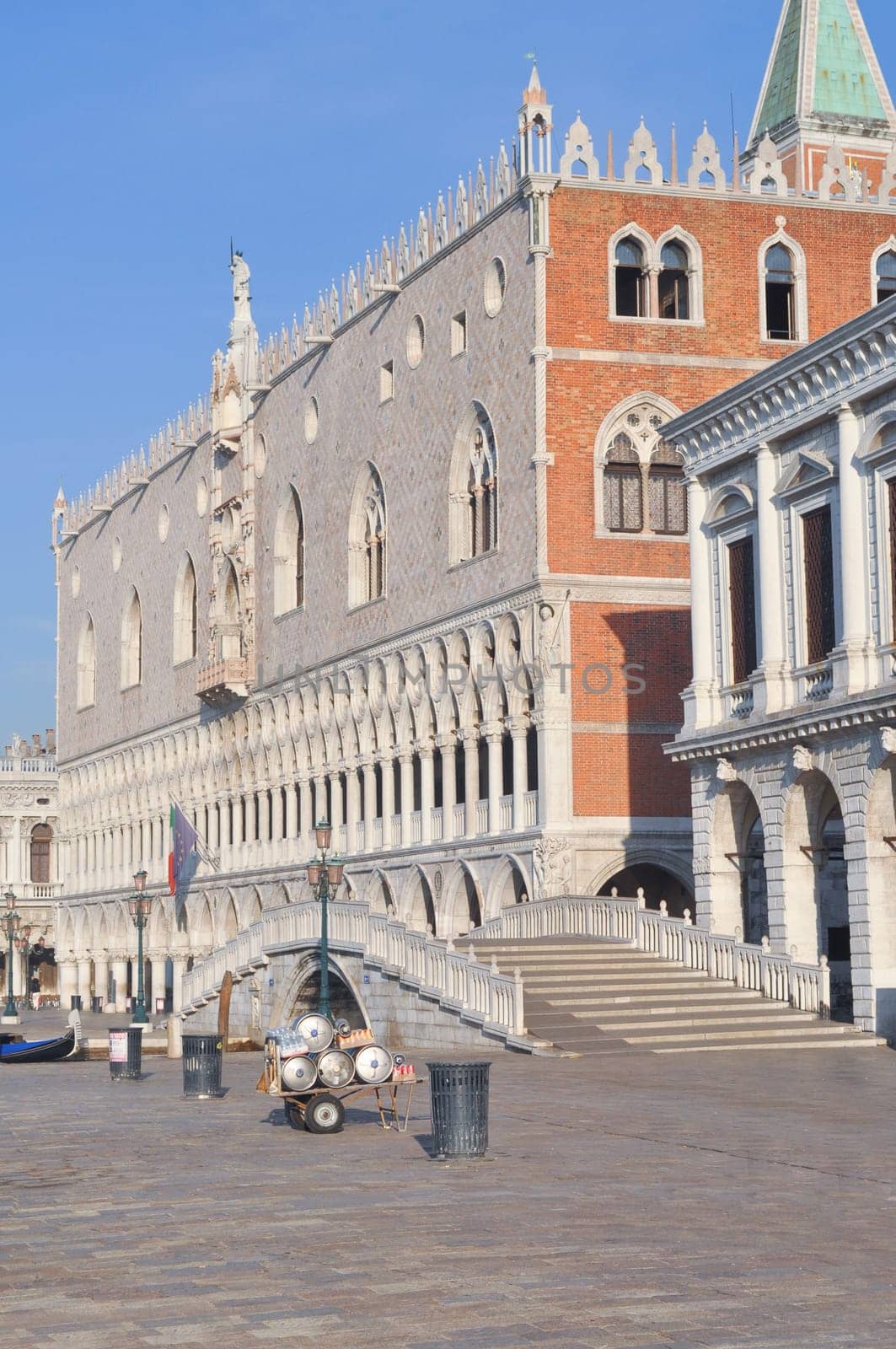 View of the city of Venice (Venezia) in Italy