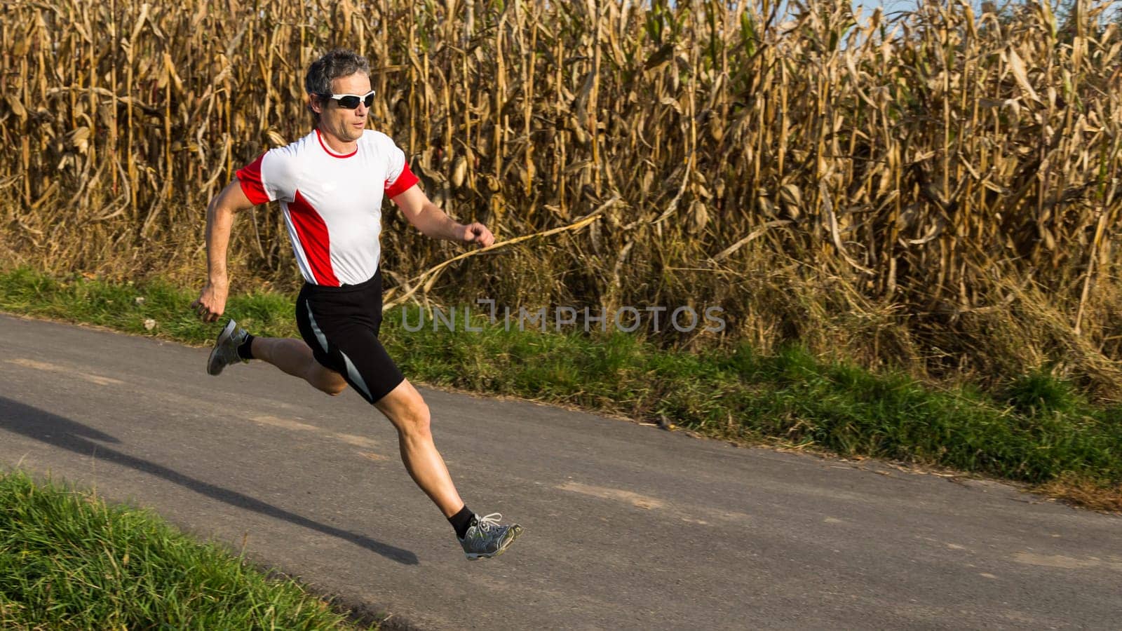Joggers in competition