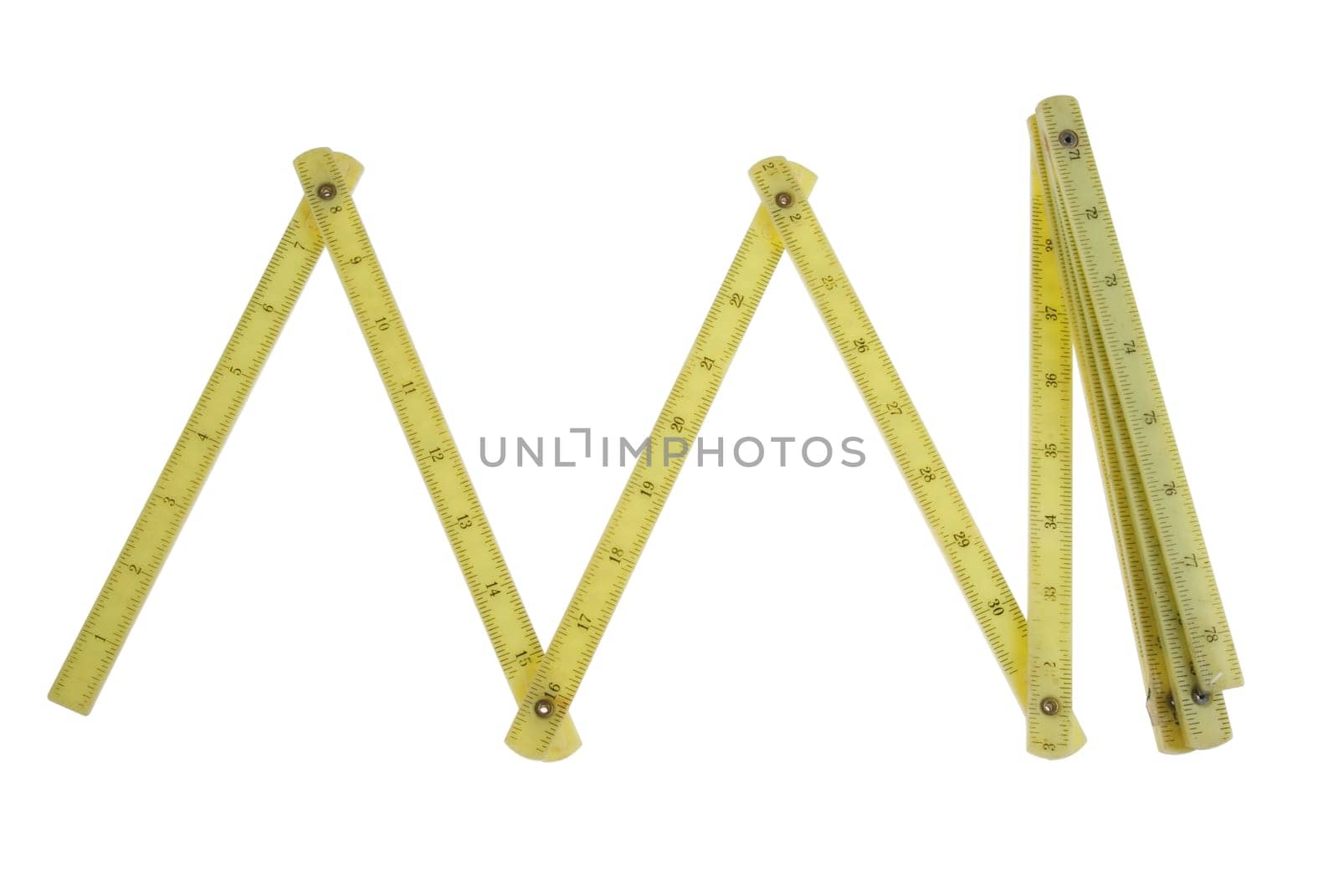 Single plastic meter close up isolated on white background.  Included clipping path, so you can easily cut it out and place over the top of a design.