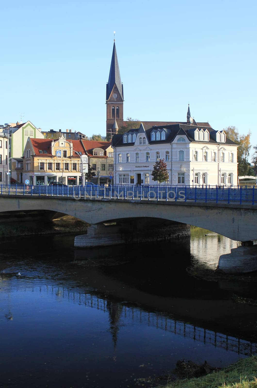 The Bode Bridge in Staßfurt in the Salzland district