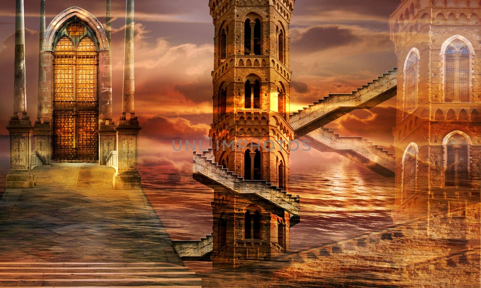 Soaring towers