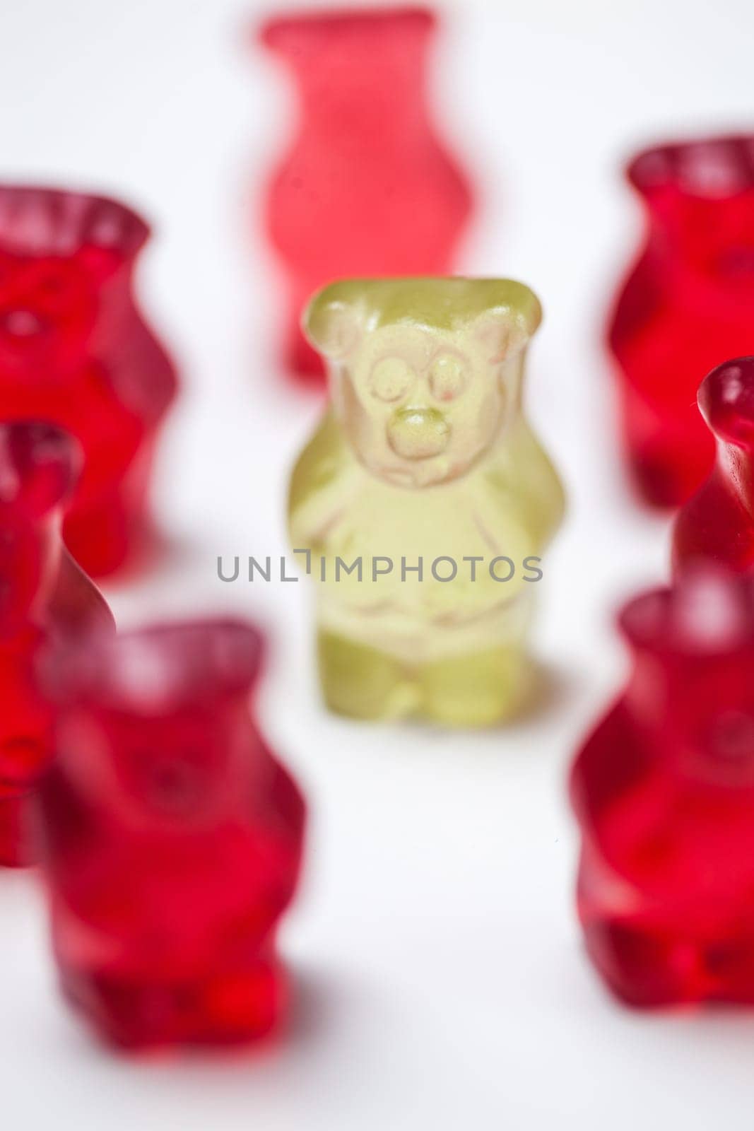 Gummy bears in the spotlight