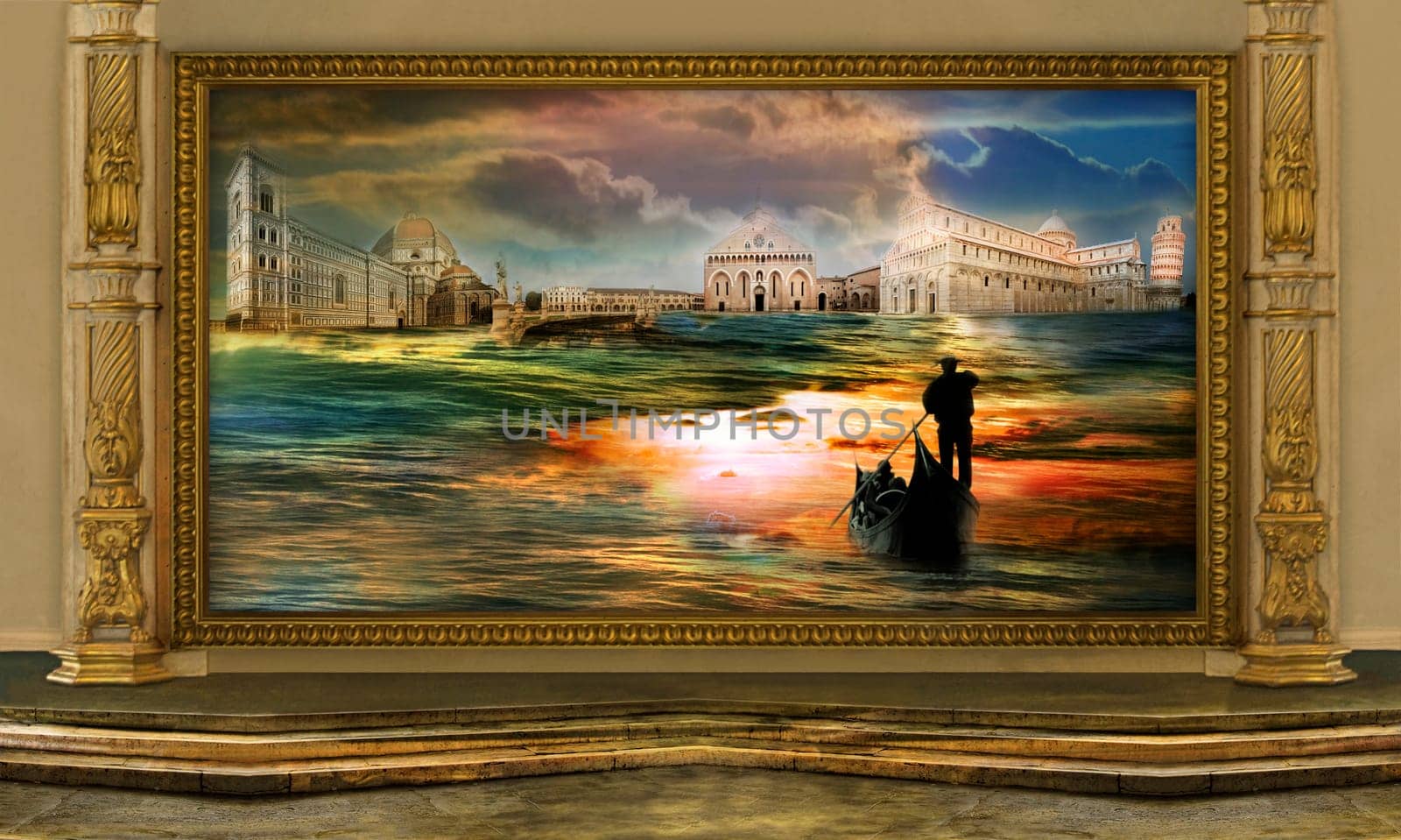 Painting in the museum of surrealism
