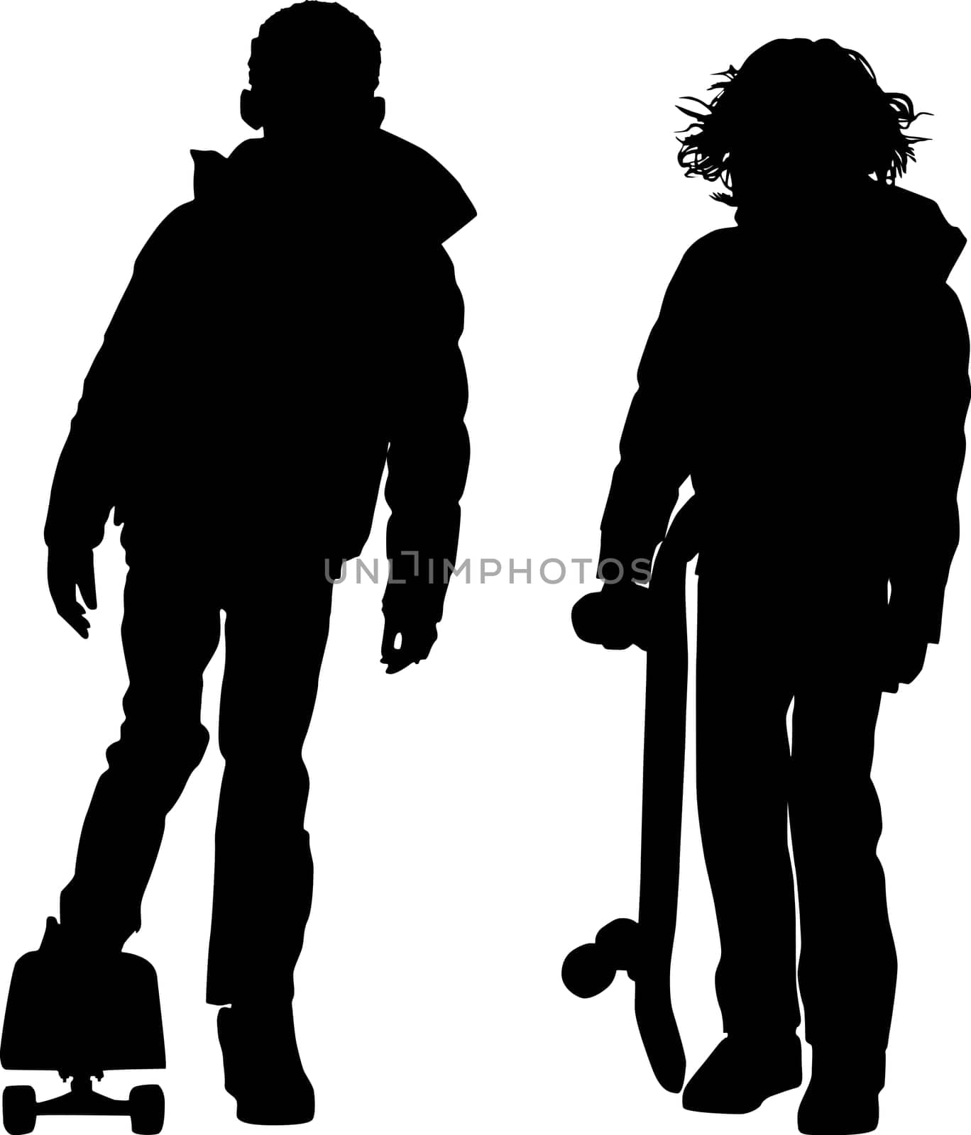 Skateboarders