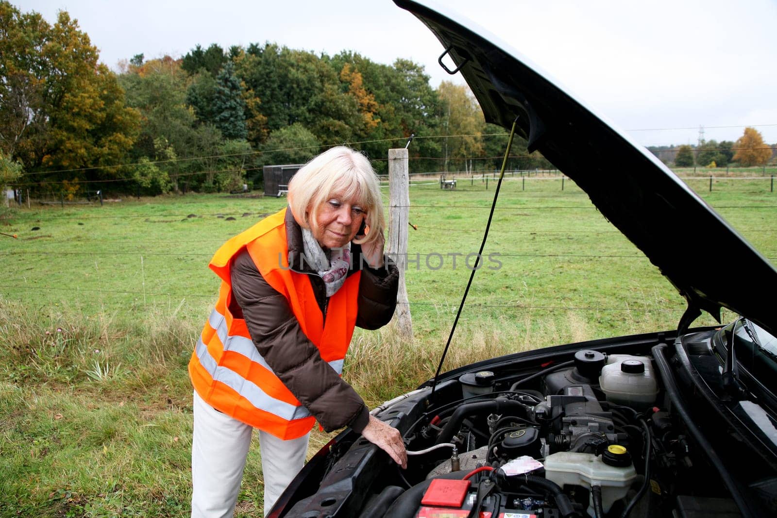 Senior citizen gets the ADAC