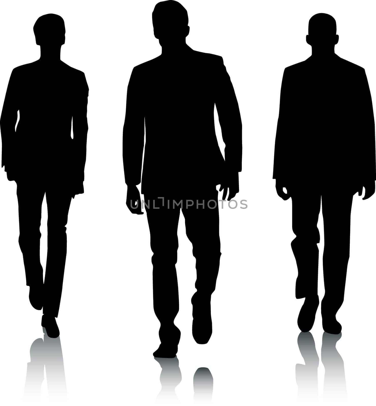 Silhouette fashion men