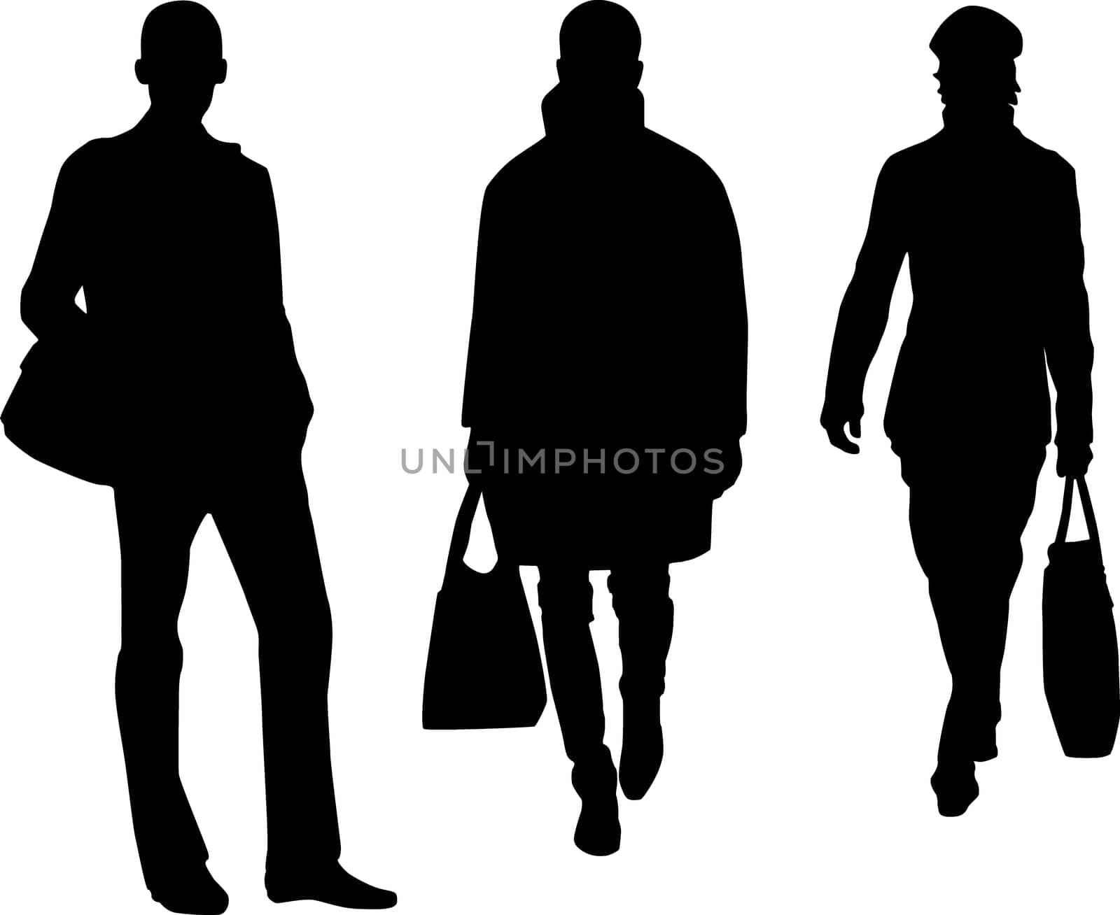 Silhouette fashion men