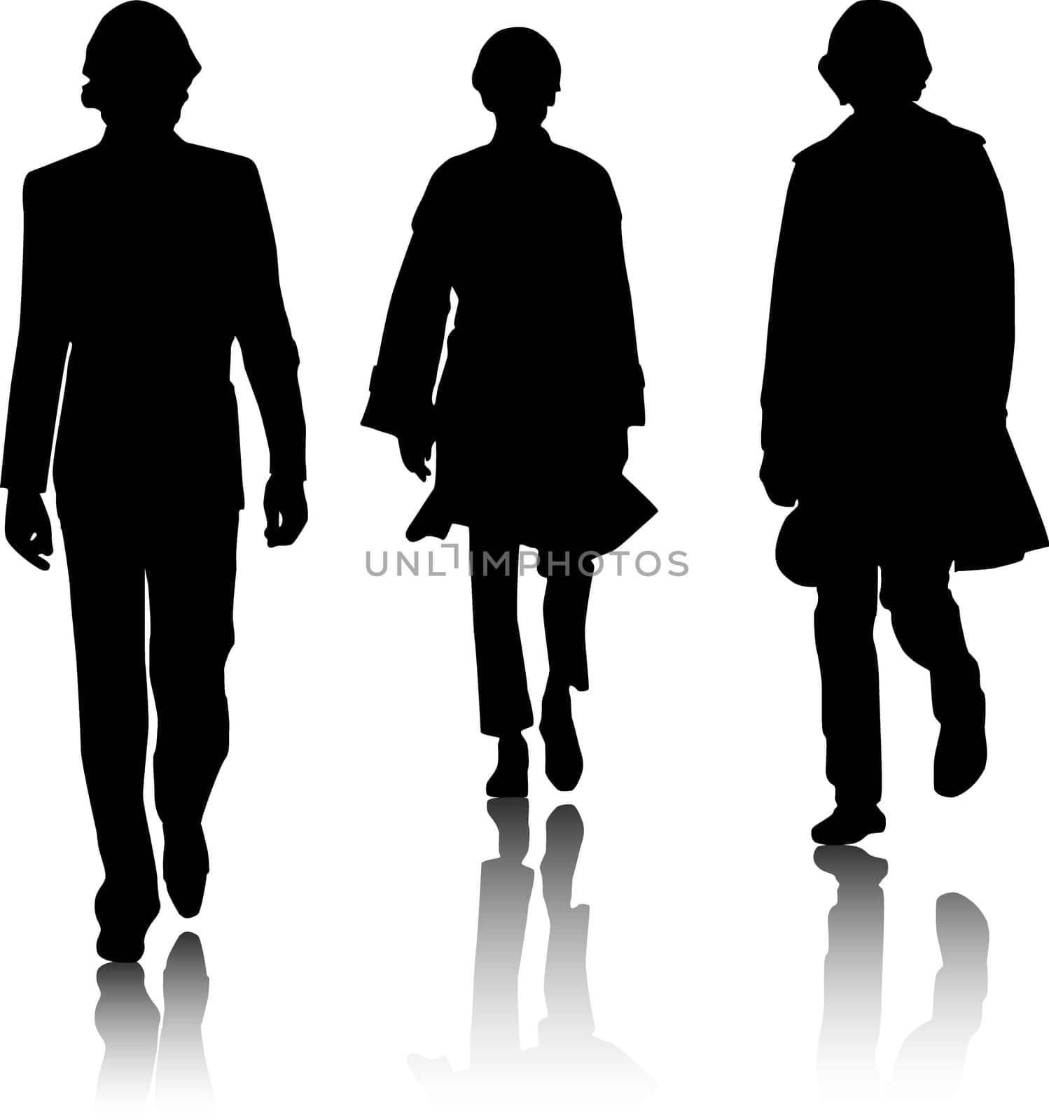 Silhouette fashion men