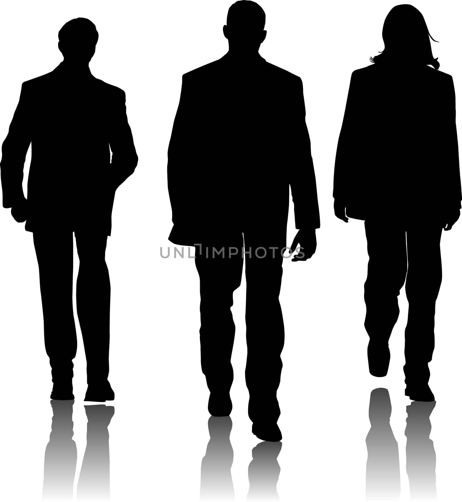 Silhouette fashion men