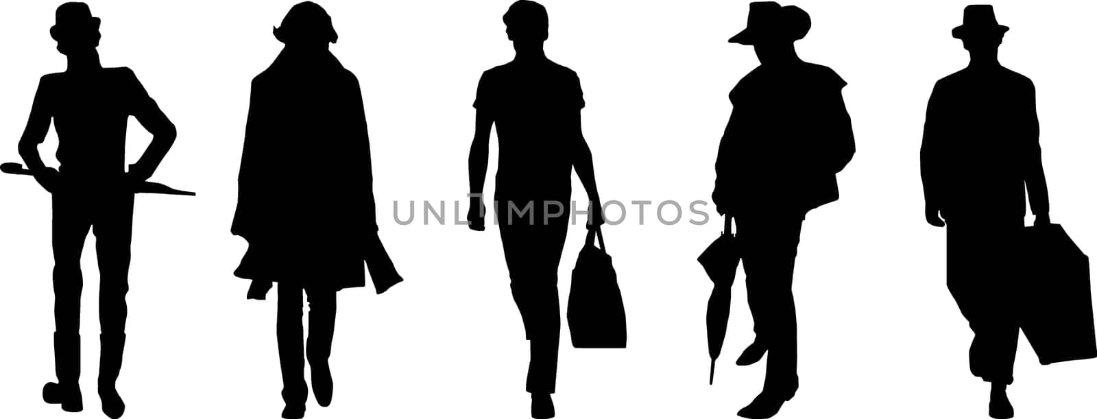 Silhouette fashion men