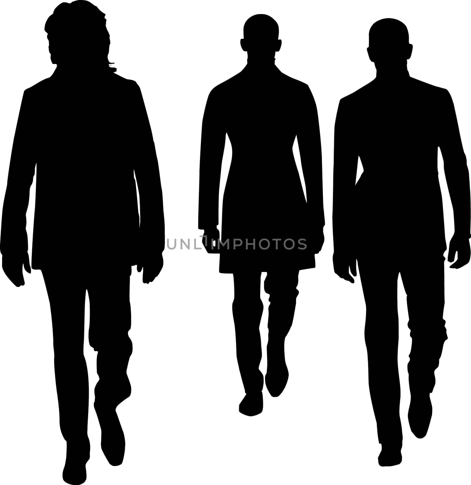 Silhouette fashion men