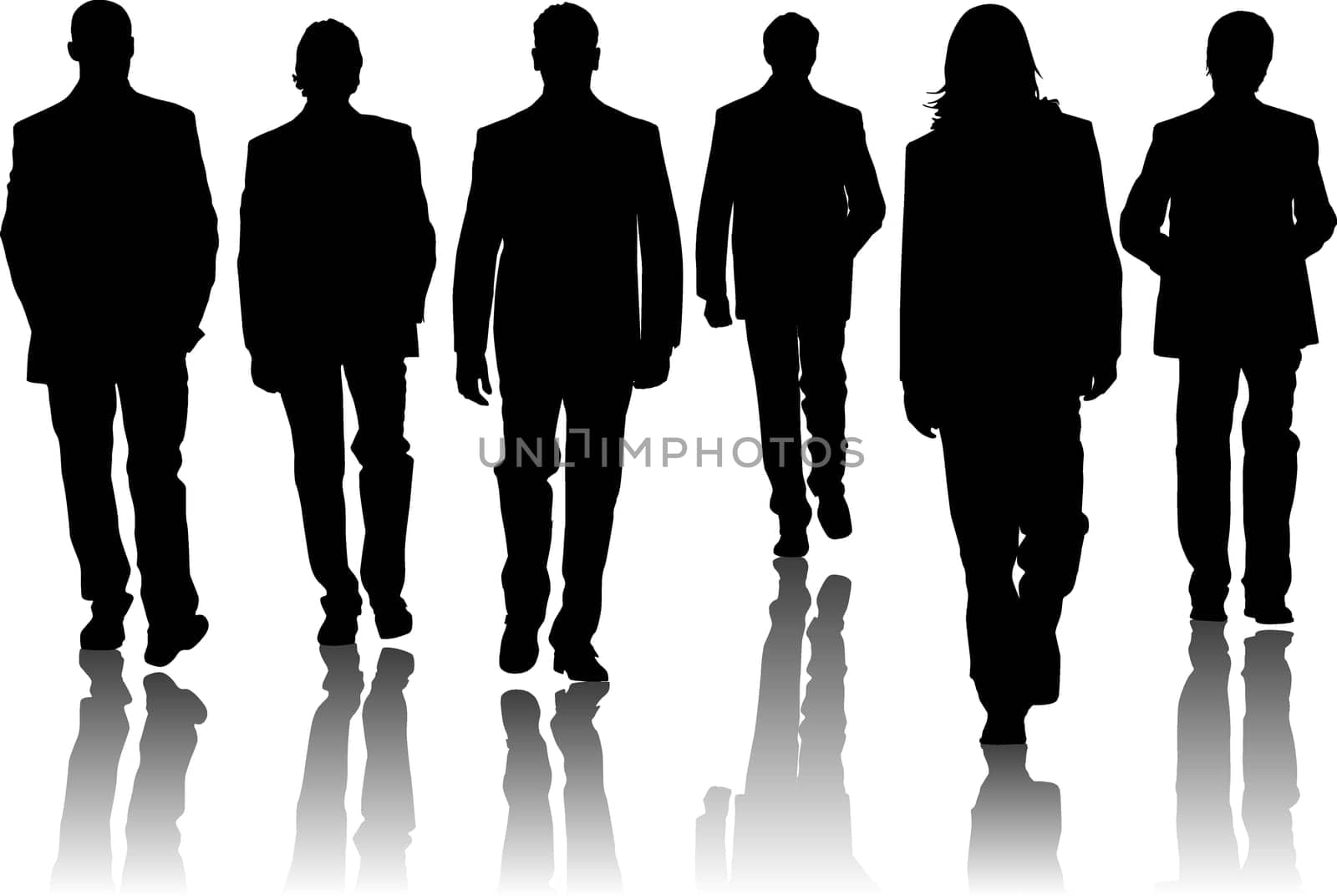 Silhouette fashion men