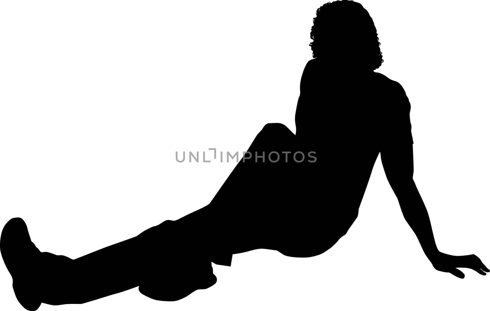 Silhouette of man