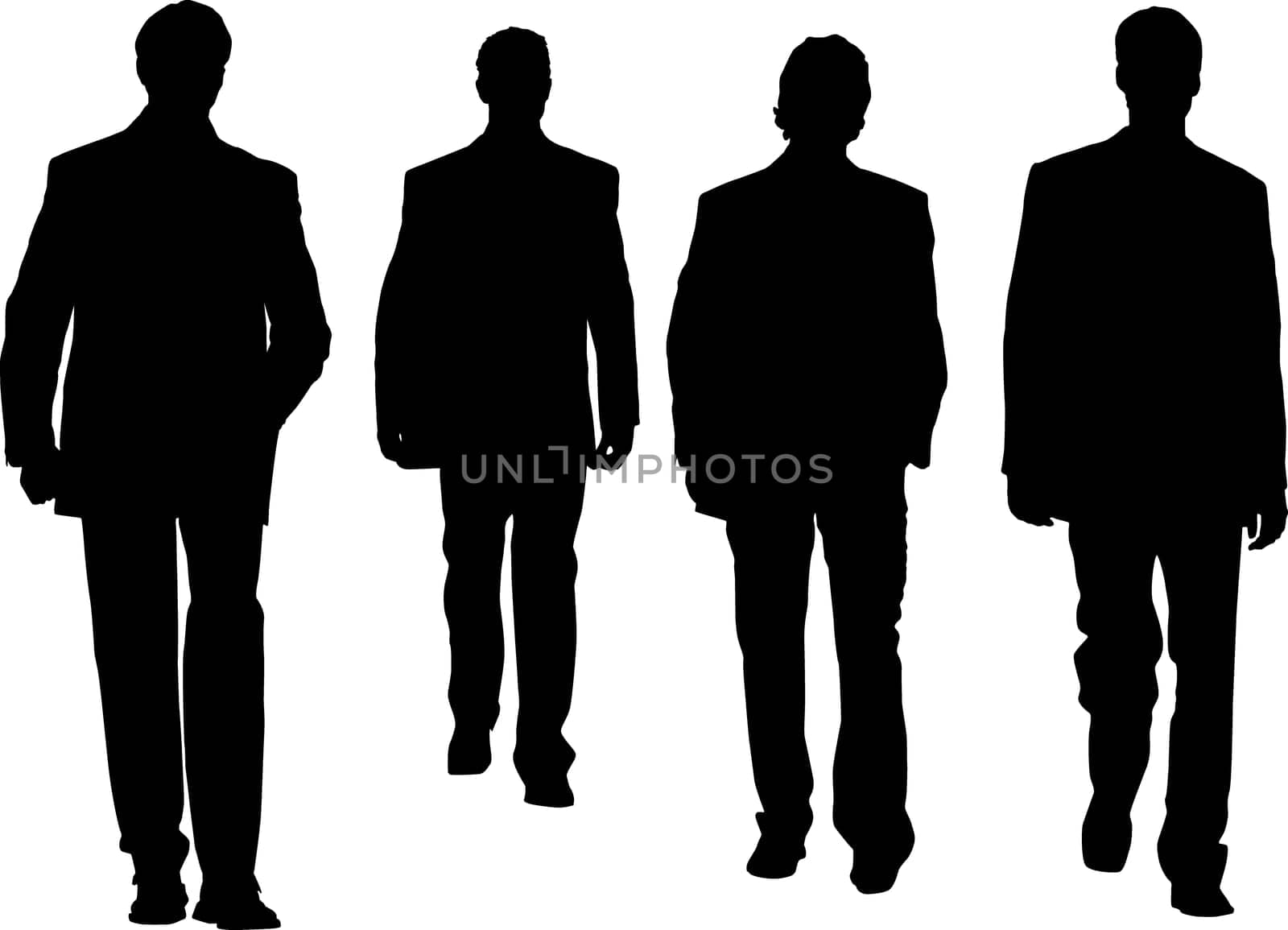 Silhouette fashion men