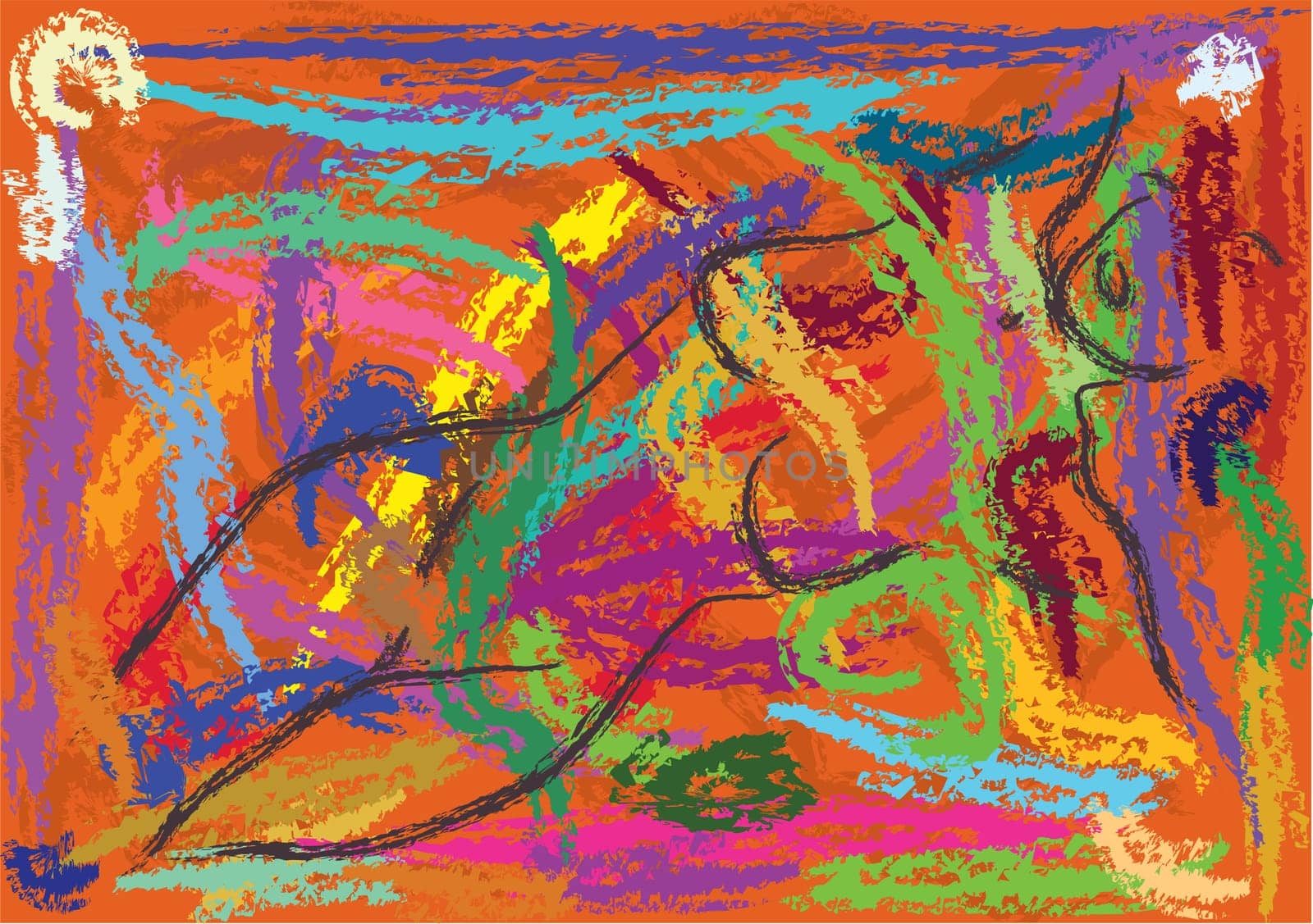 Abstraction of the female body