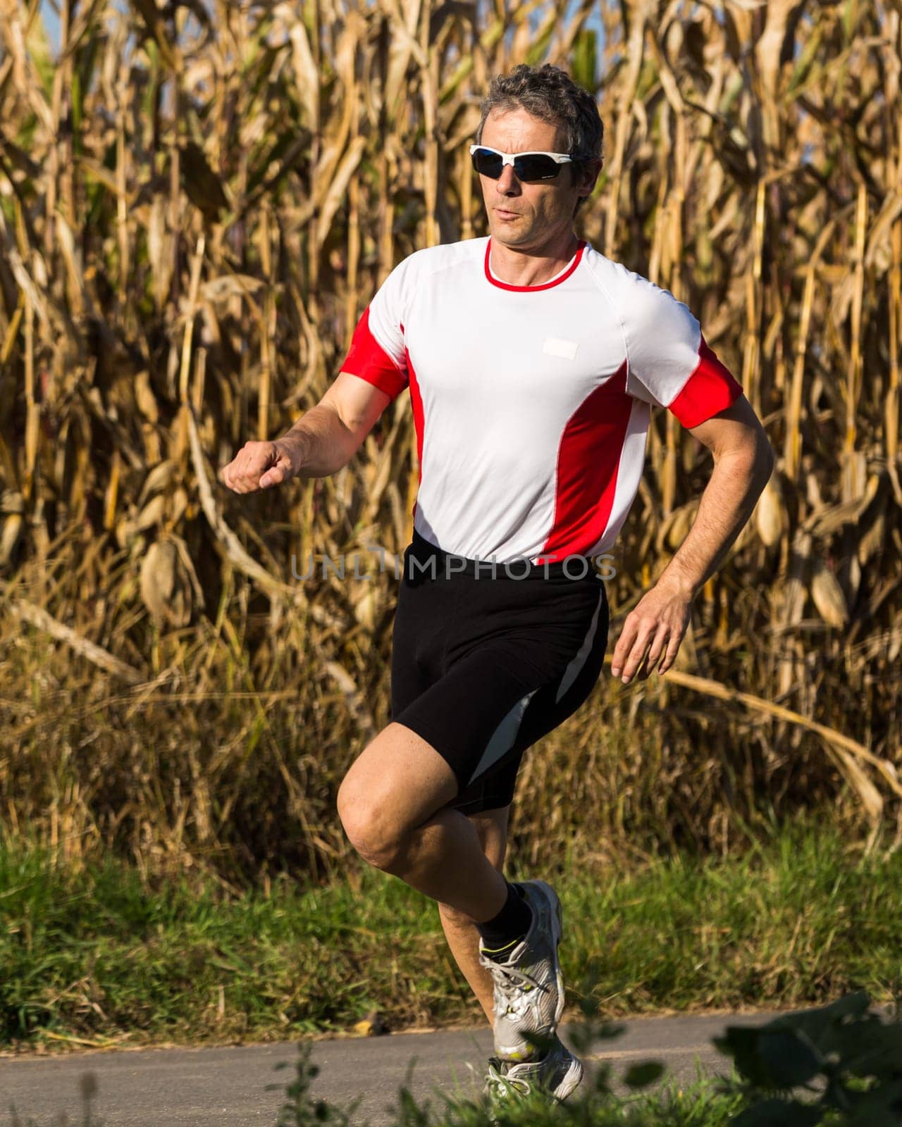 Joggers in competition