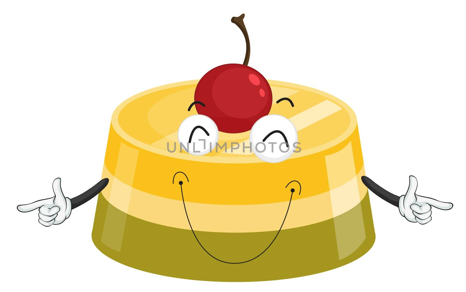 illustration of a cake on a white background