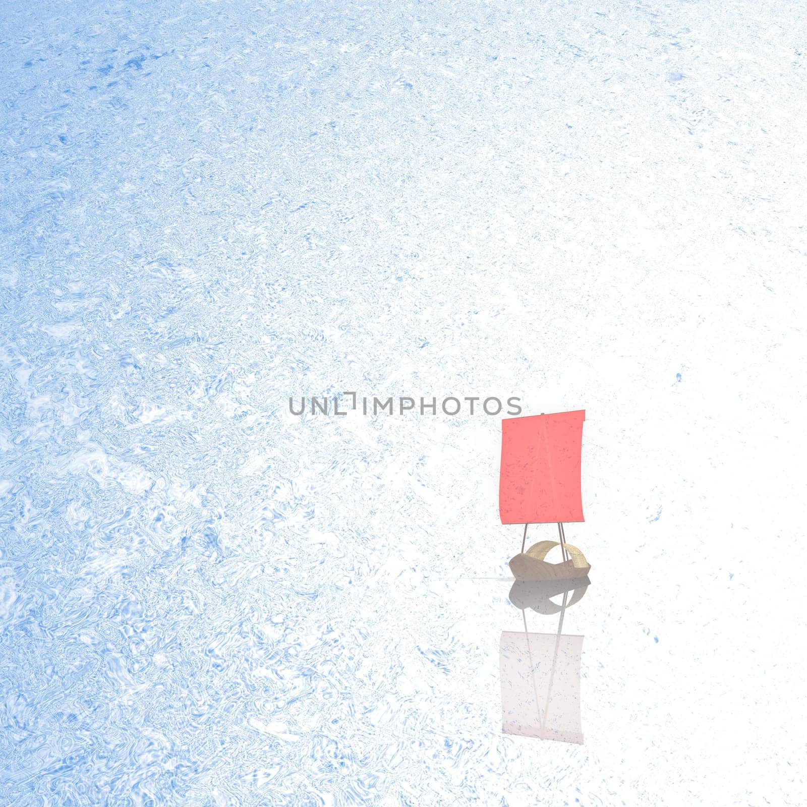 Ice background with old boat on it for adv or others purpose use