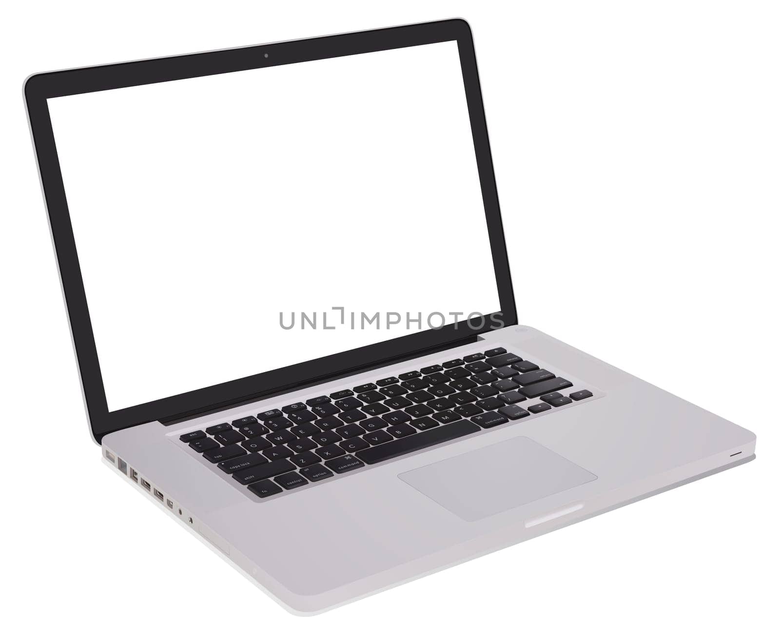 detailed open notebook computer illustration