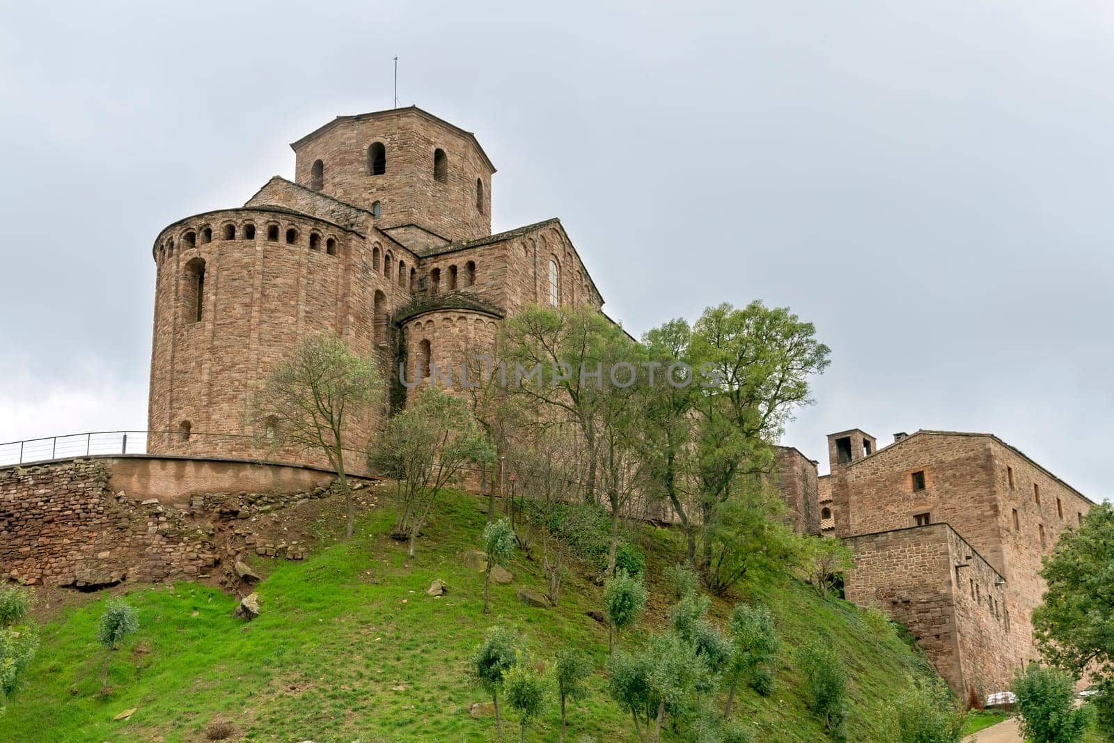 Parador de Cardona, a 9th Century medieval hillside Castle, near Barcelona, Catalonia, Cardona, Spain