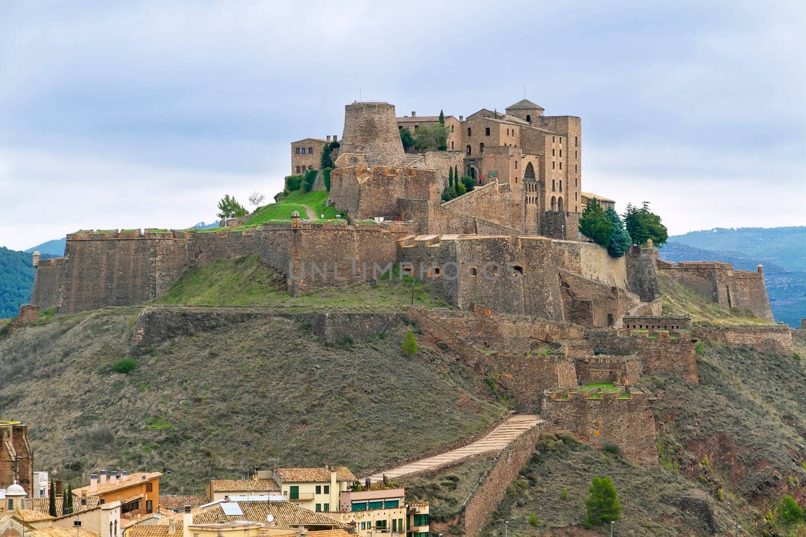 Cardona castle is a famous medieval castle in Catalonia. Now it is a famous state run hotel or 'parador'.