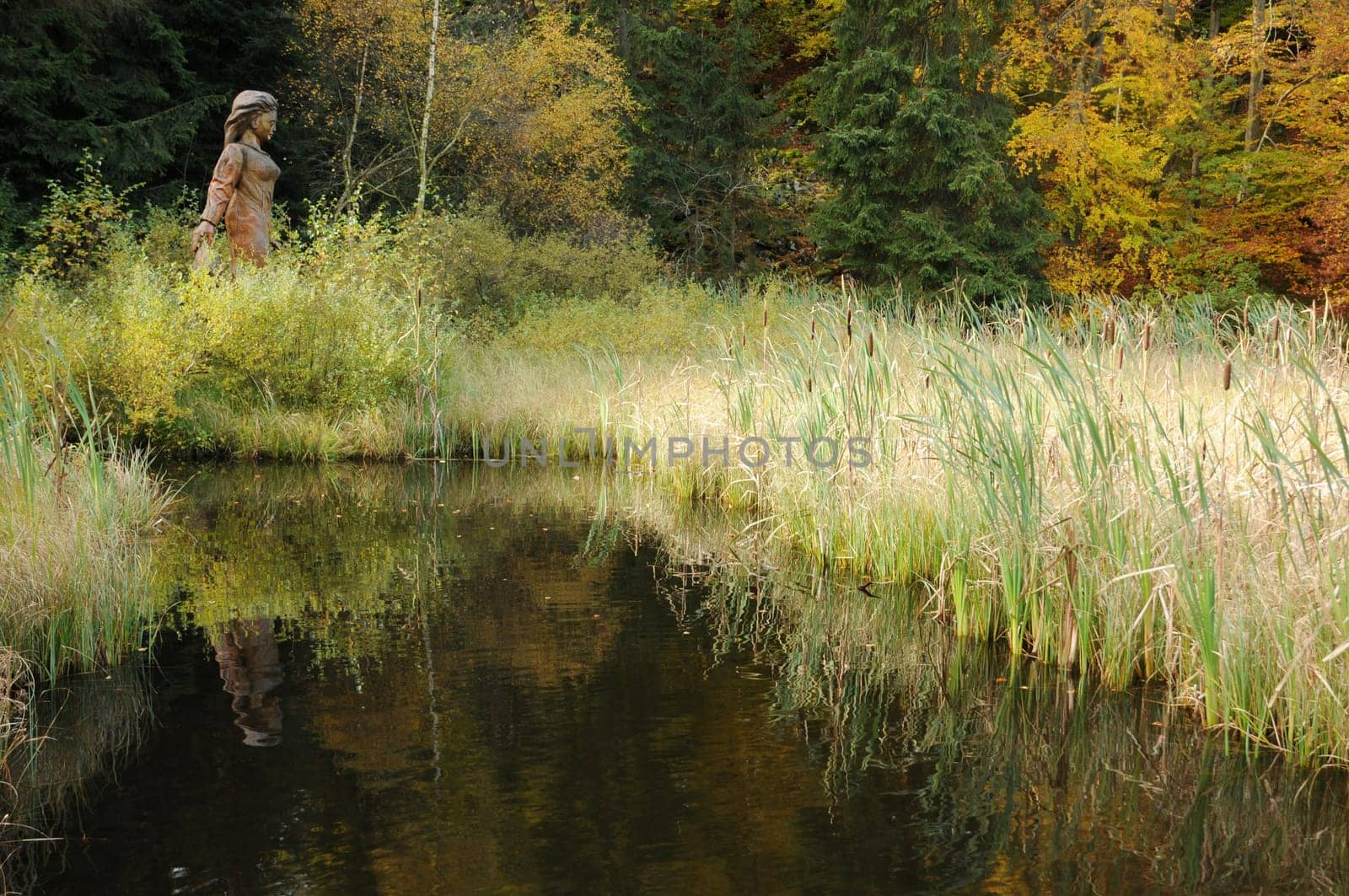 At the Mother Hulda Pond