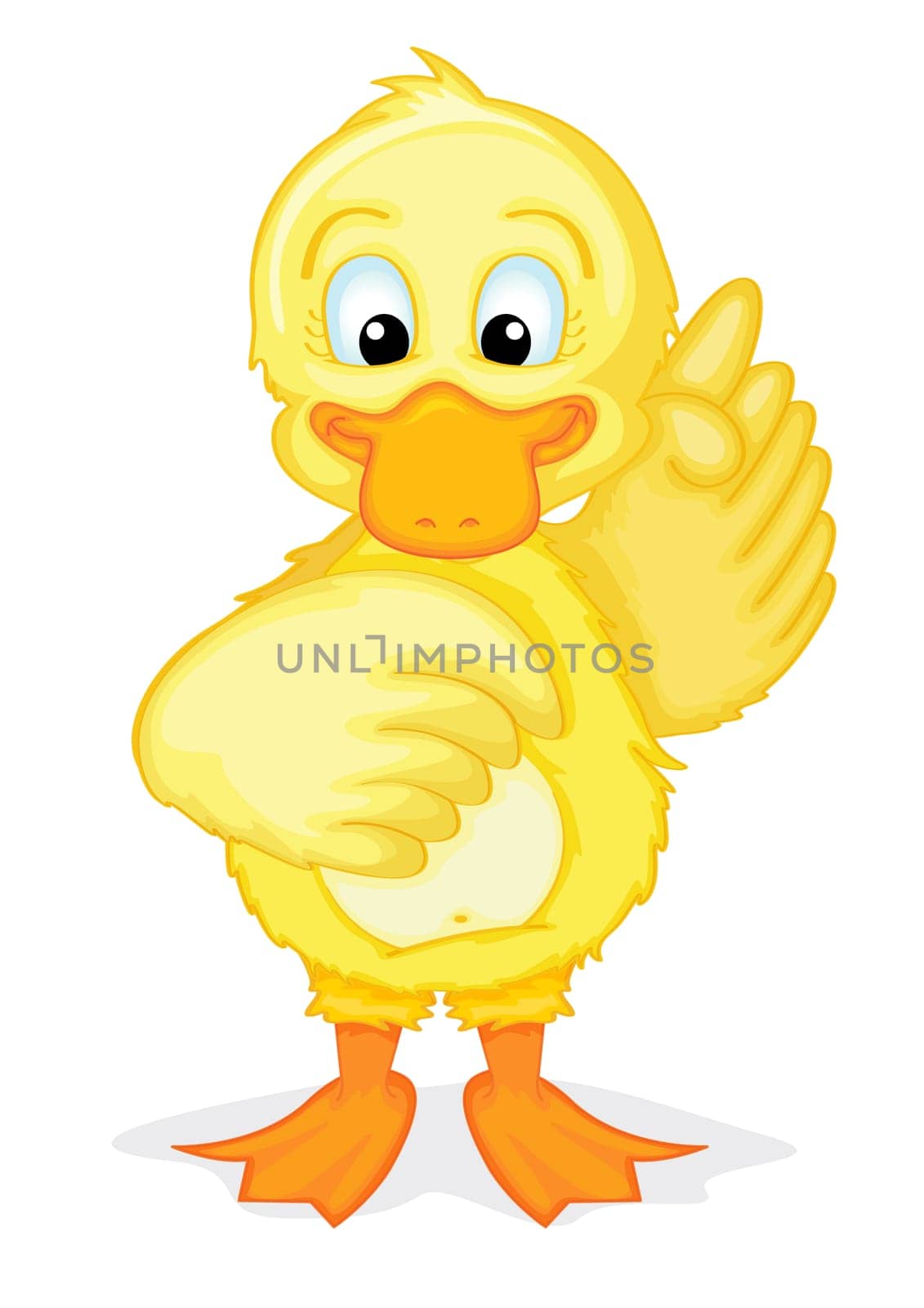 duck illustration on a white background