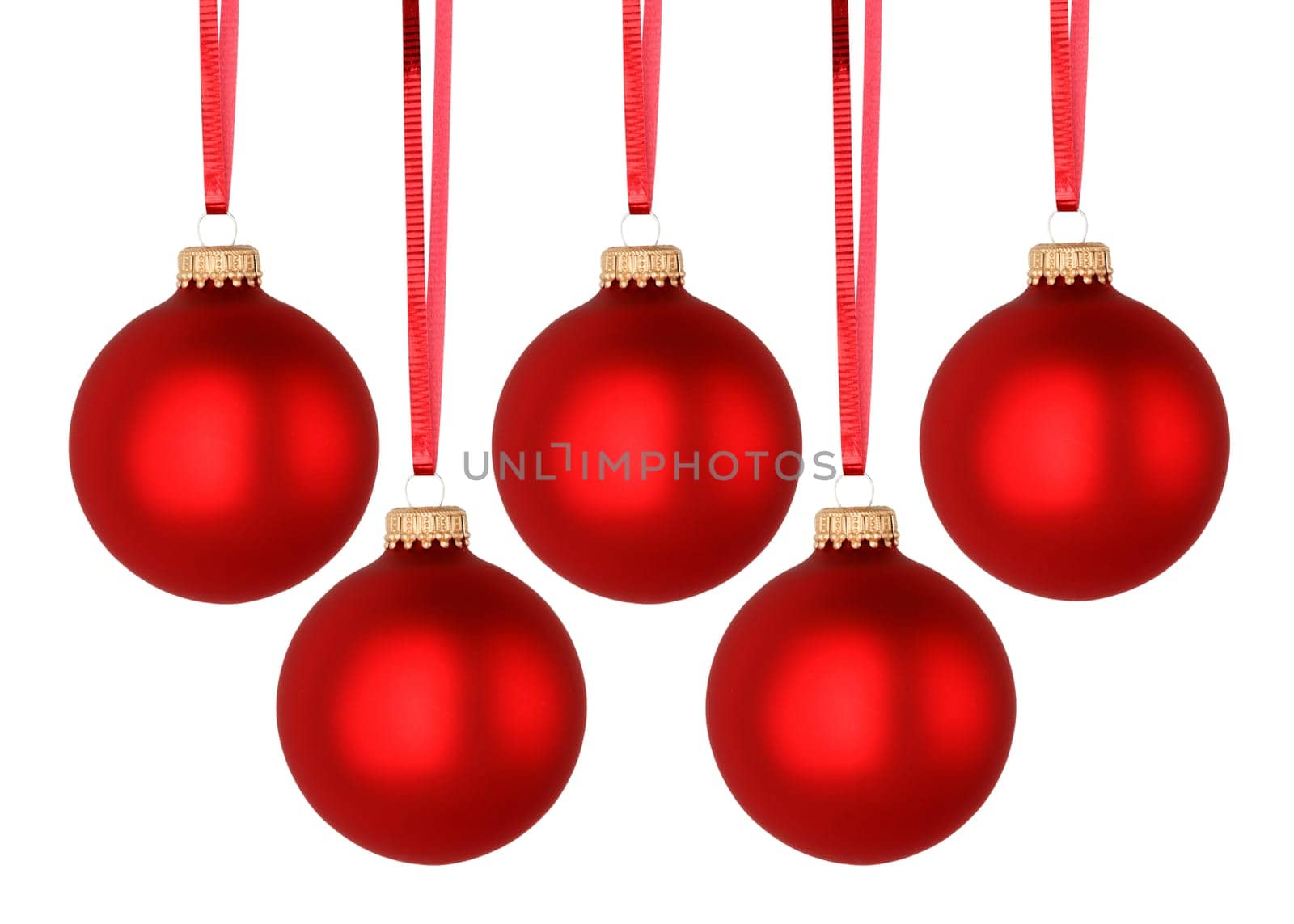 red christmas balls