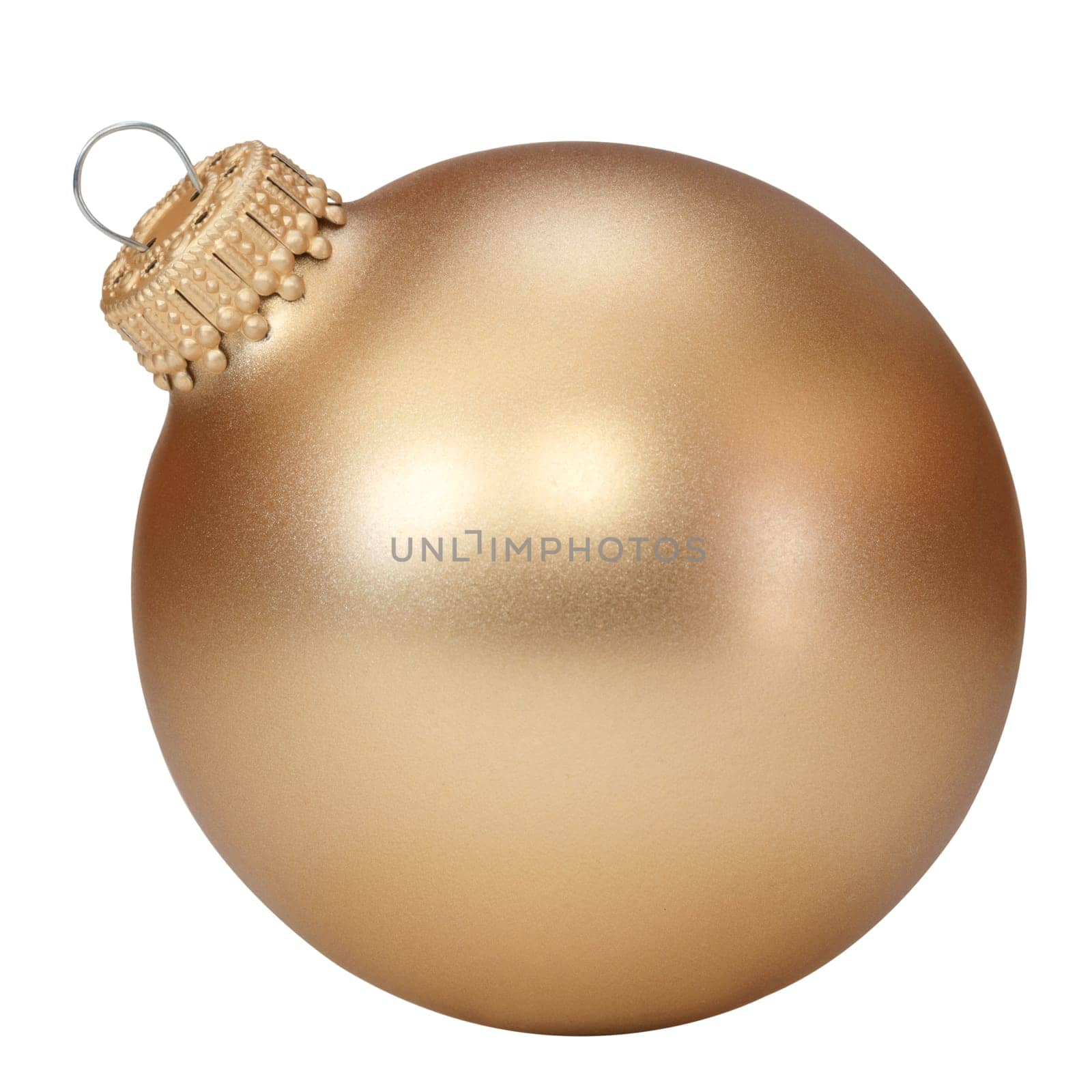 gold Christmas ball