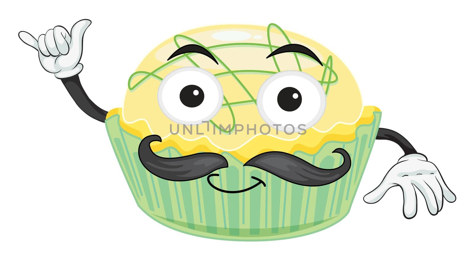 illustration of a cake on a white background